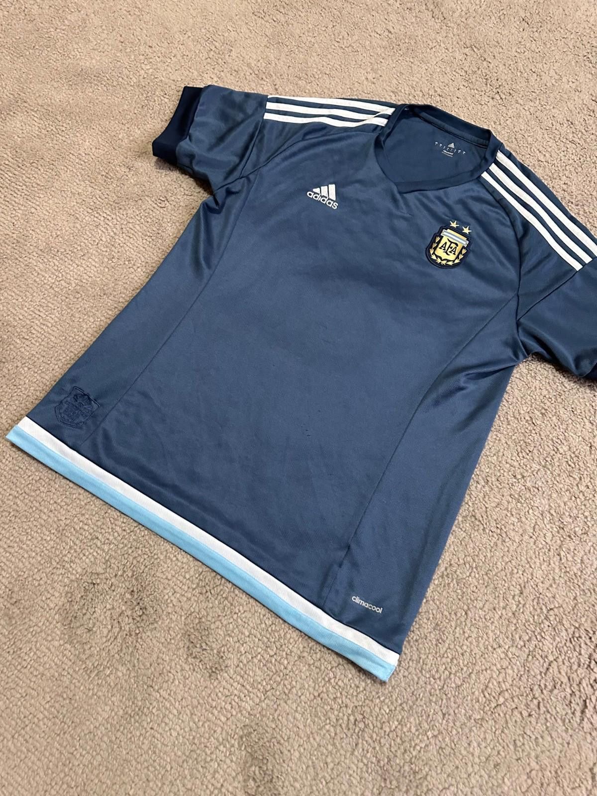 Adidas ARGENTINA ADIDAS 2015 2016 AWAY FOOTBALL SOCCER JERSEY Size US L / EU 52-54 / 3 - 2 Thumbnail