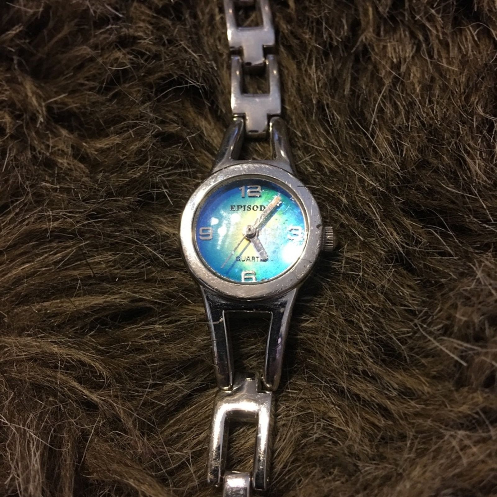 Jewelry Ladies Episode blue face silver tone watch Size ONE SIZE - 1 Thumbnail