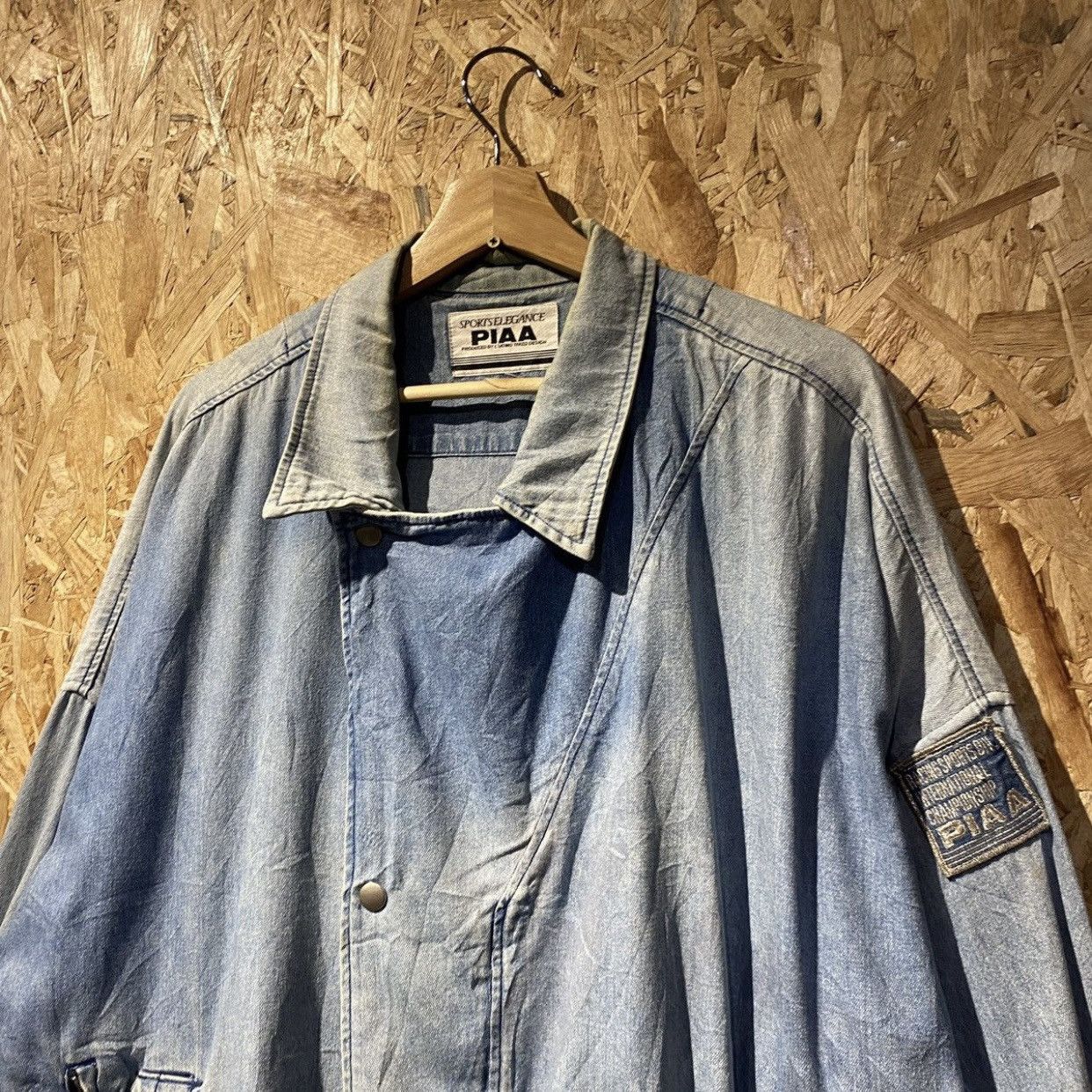 Japanese Brand × Vintage PIAA Motor Sport Bomber Denim Jackets Size US XL / EU 56 / 4 - 3 Thumbnail