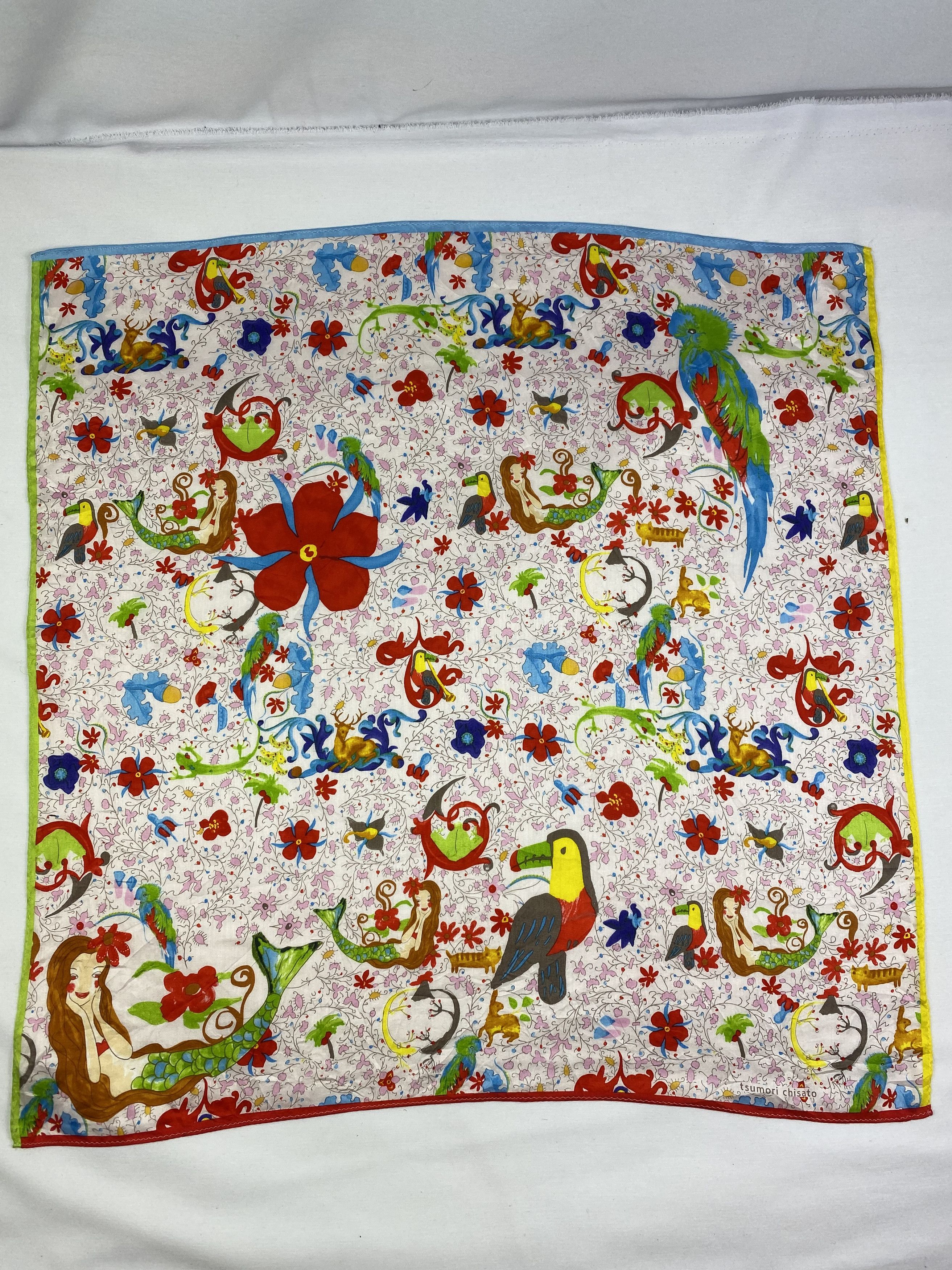 Issey Miyake Tsumori Chisato Handkerchief / Bandana / Neckerchief A809 Size ONE SIZE - 3 Thumbnail