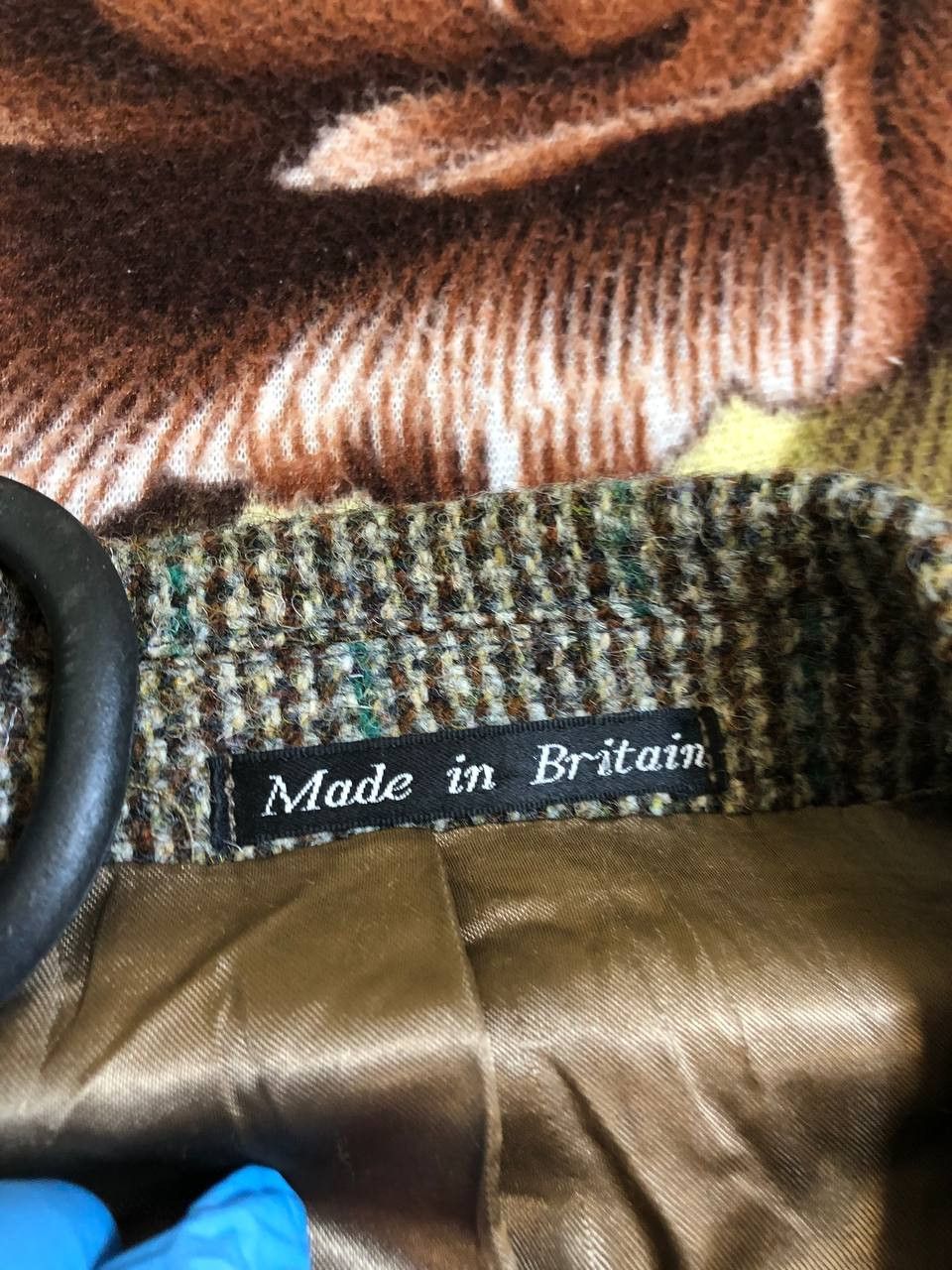 Harris Tweed Kingdum Meakers Piccadilly Harris Tweed Blazer Vintage 1960s Size US L / EU 52-54 / 3 - 9 Thumbnail