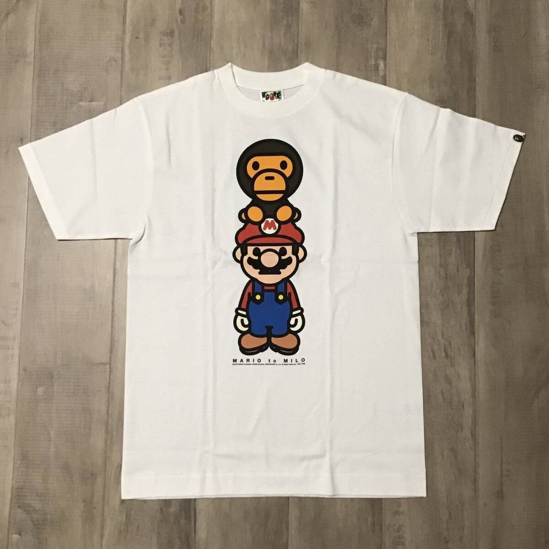 Bape × Nigo × Nintendo BAPE × Nintendo Mario Milo T-shirt a bathing ape NIGO Size US M / EU 48-50 / 2 - 1 Thumbnail