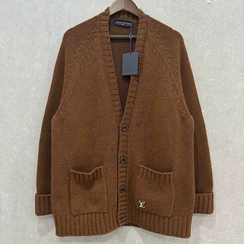 Louis Vuitton Louis Vuitton Wool Vintage Maillard Knit Cardigan Jacket Size US L / EU 52-54 / 3 - 1 Thumbnail