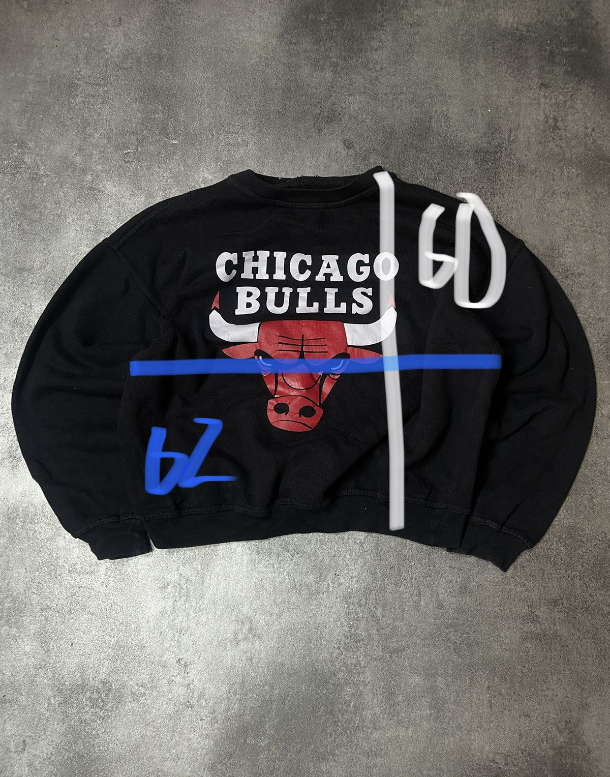 NBA 🔥RARE🔥Chicago Bulls Vintage Y2K Sweatshirt Crewneck Boxy Size S / US 4 / IT 40 - 4 Thumbnail