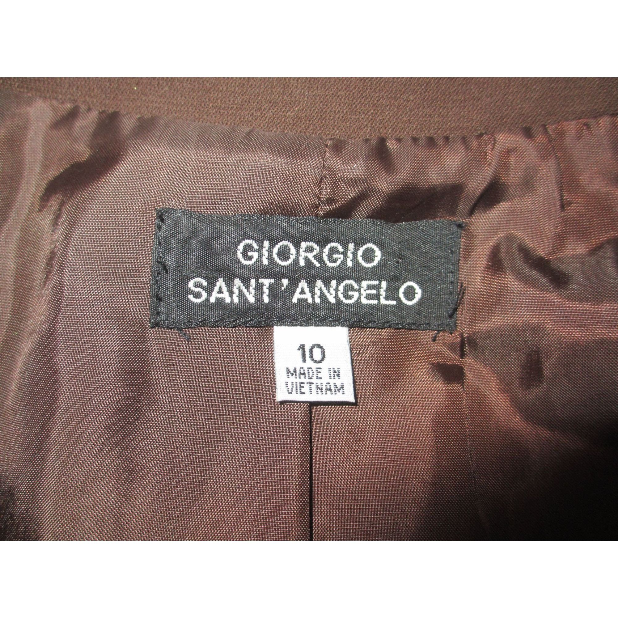 Other GIORGIO SANTANGELO Brown Womens Blazer Jacket Size 10 With C Size L / US 10 / IT 46 - 5 Thumbnail