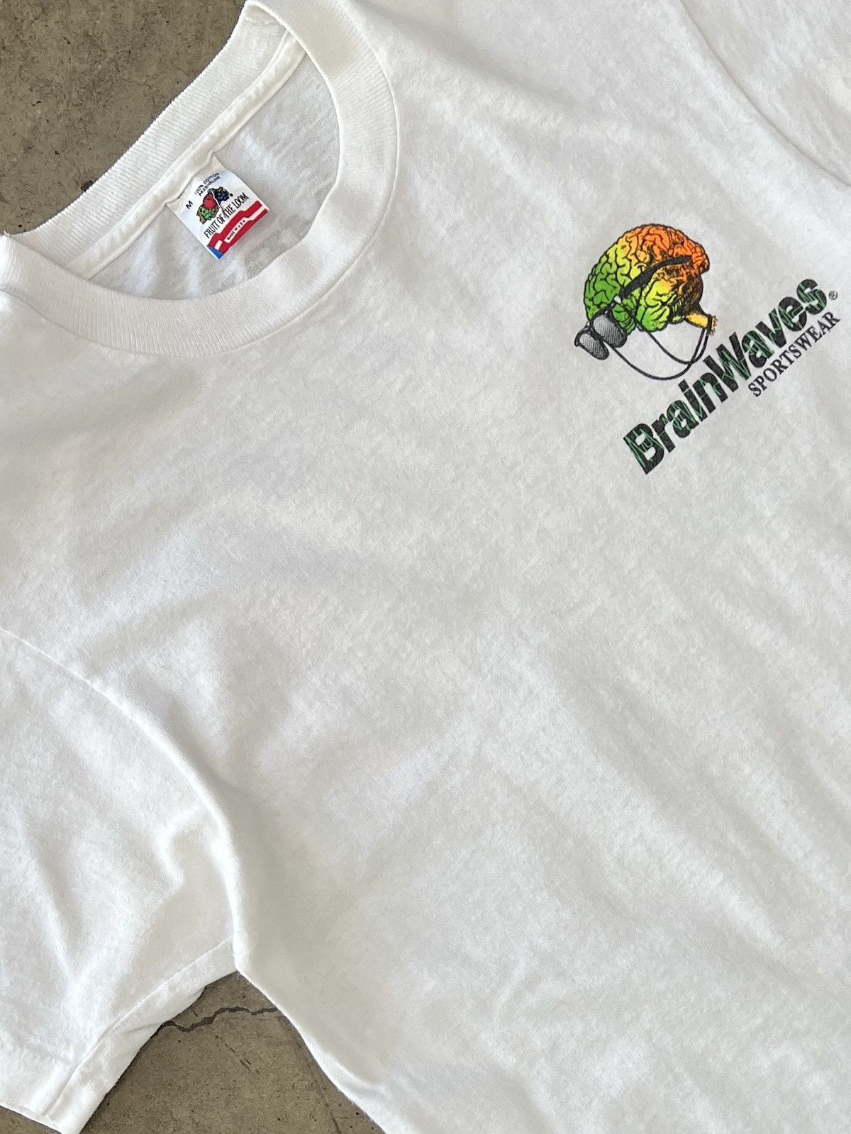 Vintage Vintage 80s BrainWaves Brain Party Single Stitch Tee Medium Size US M / EU 48-50 / 2 - 4 Thumbnail