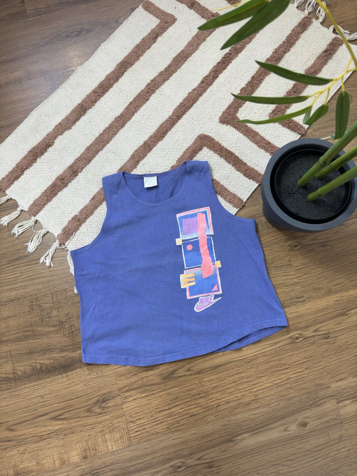 Nike 1990s NIKE SWOOSH TANK TOP Size M / US 6-8 / IT 42-44 - 1 Thumbnail
