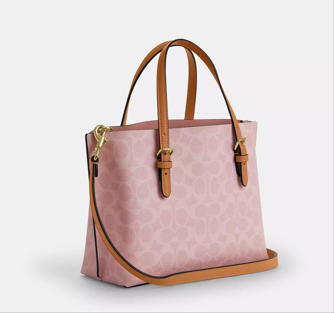 Coach Mollie Tote Bag 25 In Signature Canvas With Charms CER24 Size ONE SIZE - 15 Thumbnail
