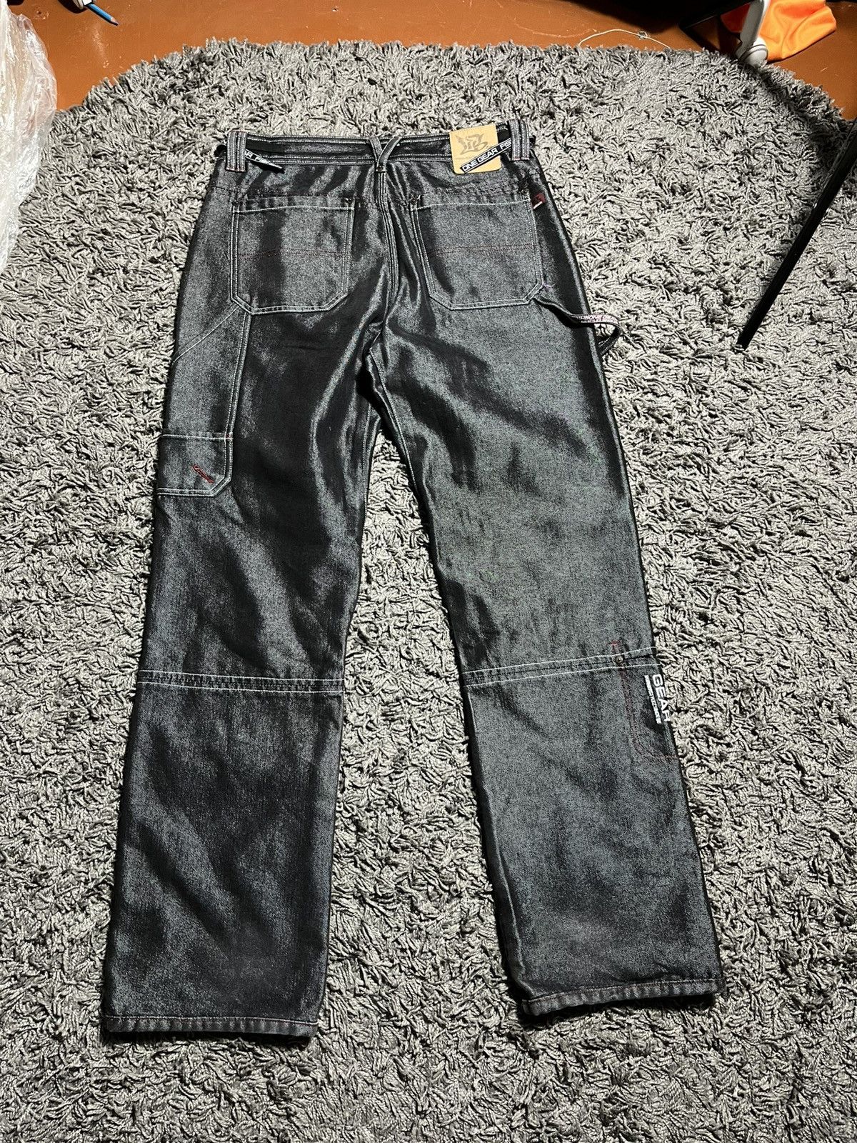 JNCO JNCO FISHBONE VINTAGE Y2K RAP EMINEM STYLE DENIM PANTS Size US 34 / EU 50 - 9 Thumbnail