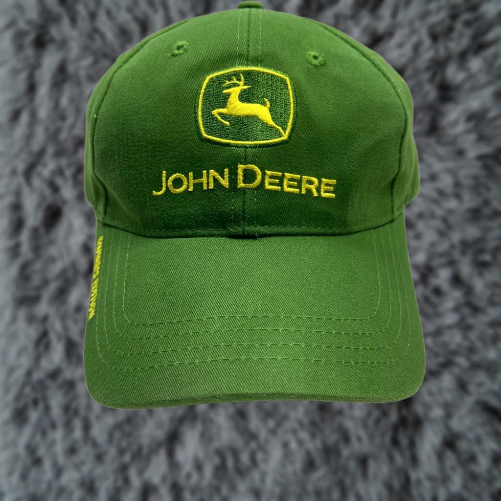 John Deere John Deere Owners Edition Hat Green Adjustable Strap Back Baseball Cap Men One Size Size ONE SIZE - 1 Thumbnail