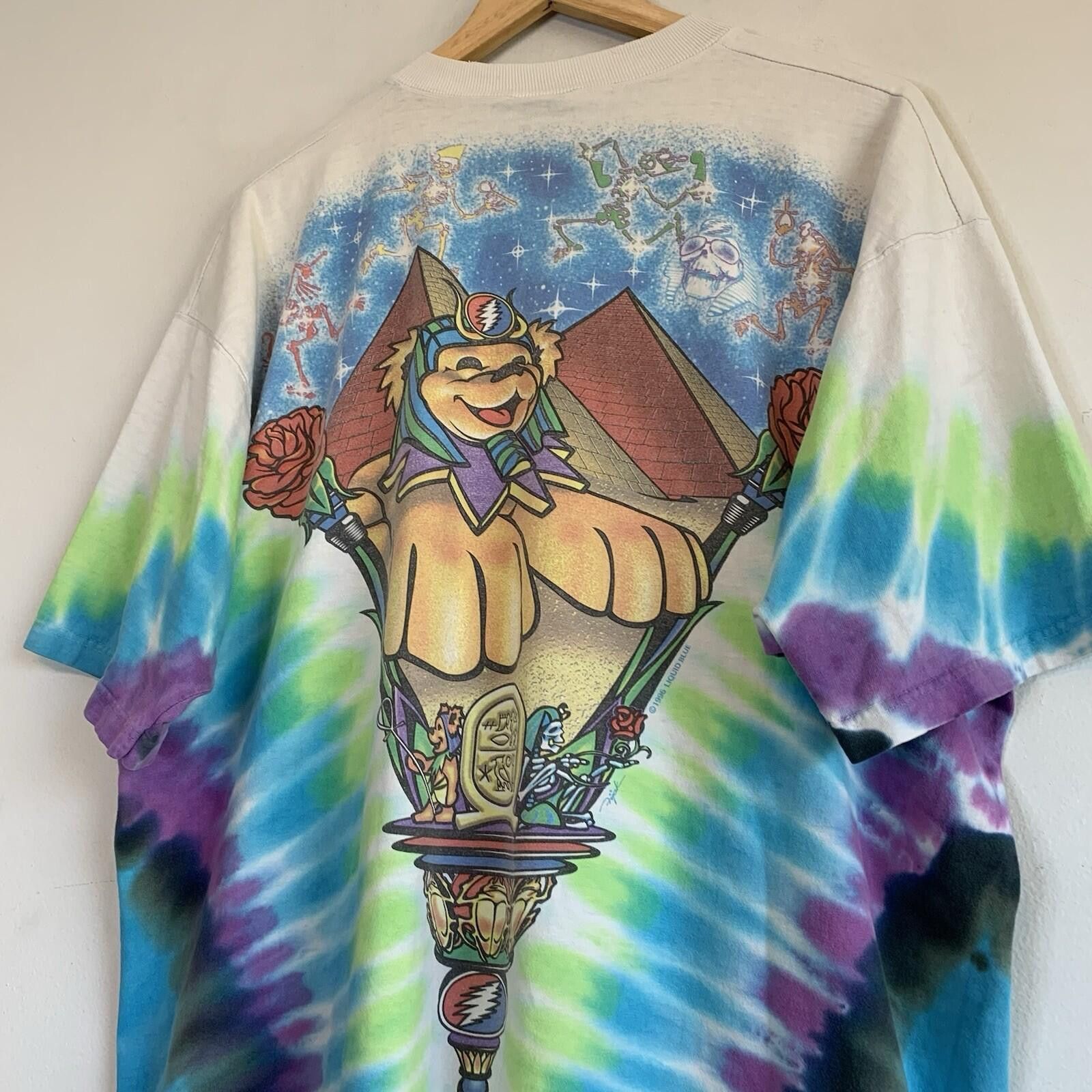 Liquid Blue Vintage 1996 Grateful Dead Egypt Tour Liquid Blue Shirt XL Size US XL / EU 56 / 4 - 4 Thumbnail