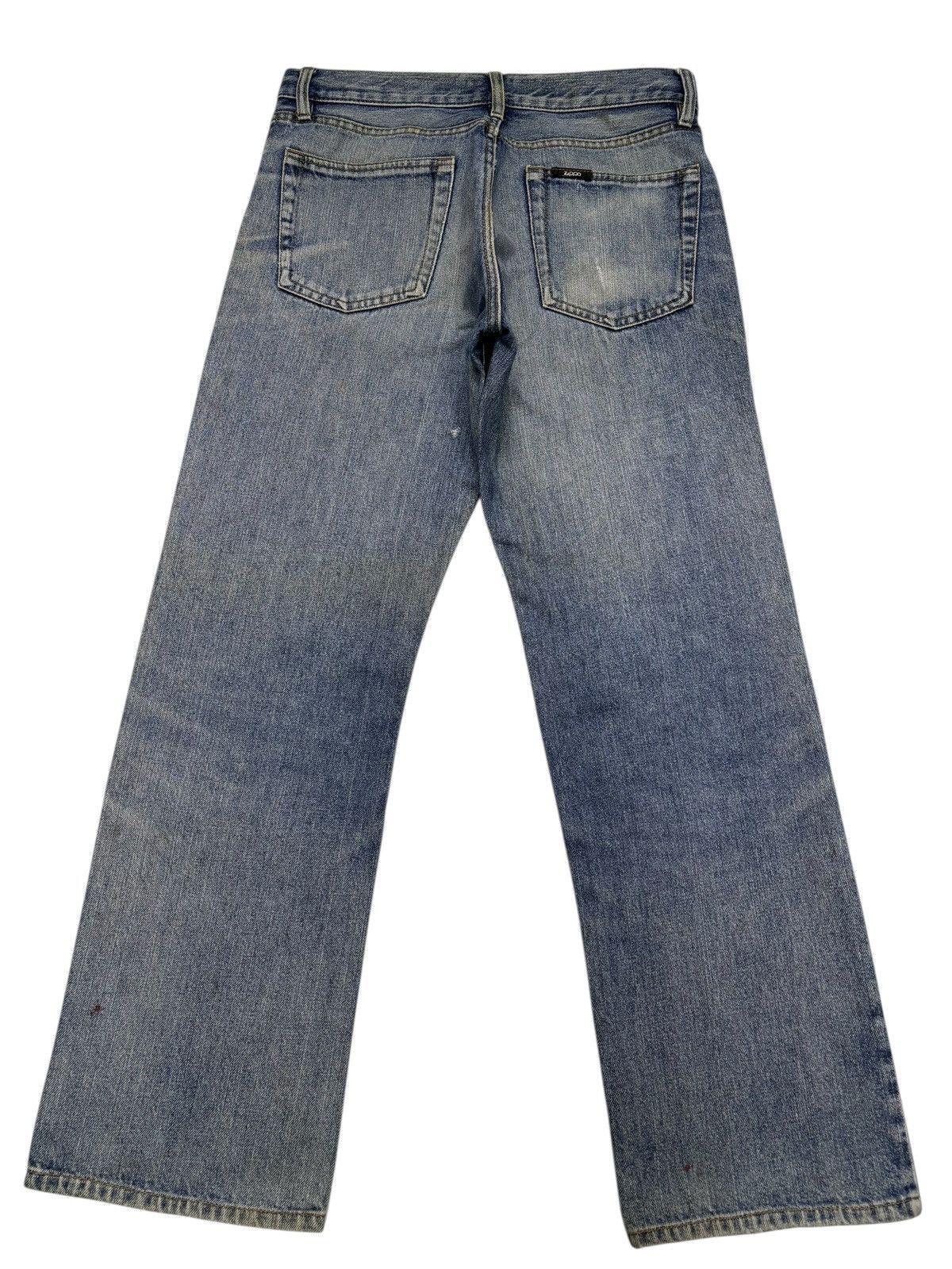Number (N)ine ZIPPO DISTRESSED DENIM JEANS Size US 31 - 2 Thumbnail