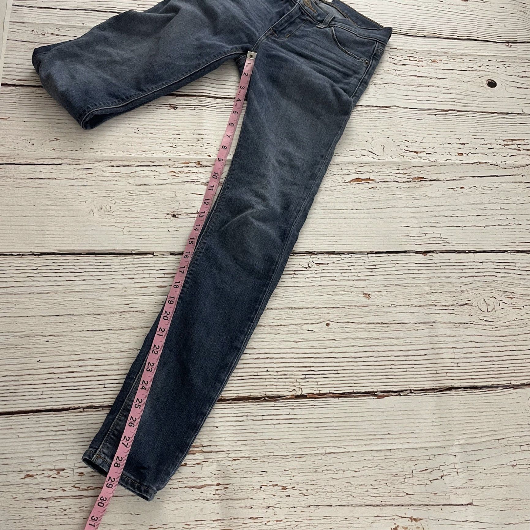 Hudson Hudson Krista Jeans Denim Blue Women's 25 Slim Skinny Size 42" / US 20 - 8 Thumbnail