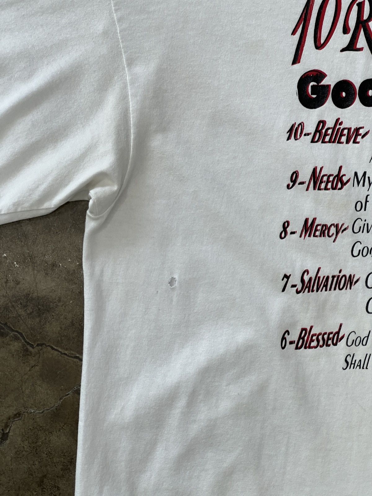 Vintage Vintage God is Good 10 Reason Why Religious Jesus Tee XL Size US XL / EU 56 / 4 - 6 Thumbnail