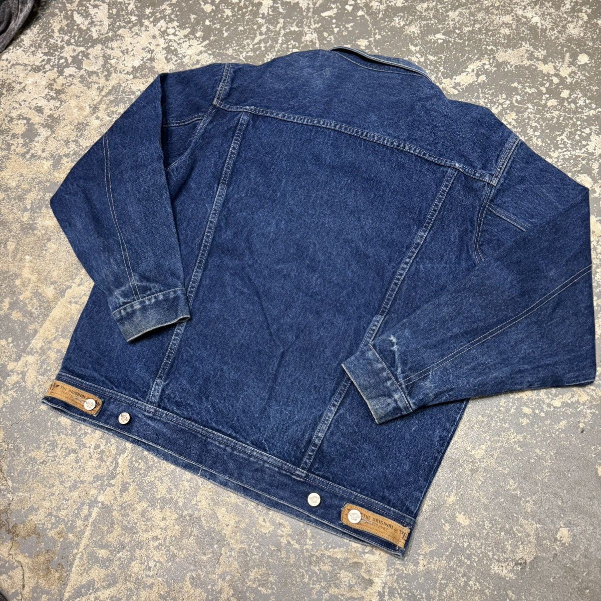 Levi's Vintage Pure Player Y2K Denim Trucker Jacket USA Dark Wash Size US M / EU 48-50 / 2 - 10 Thumbnail