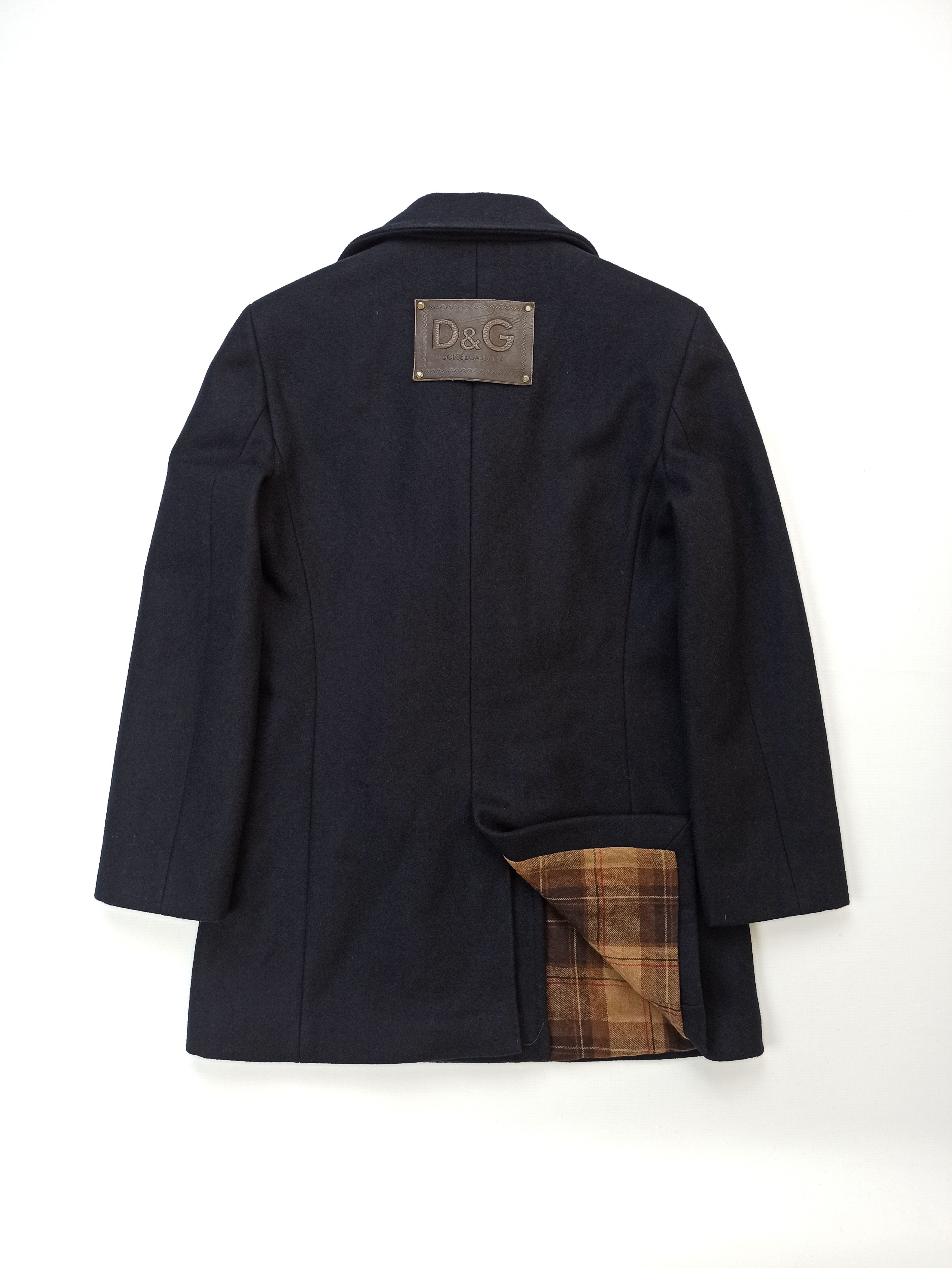 Dolce & Gabbana Dolce&Gabbana Wool Сoat Size M / US 6-8 / IT 42-44 - 4 Thumbnail
