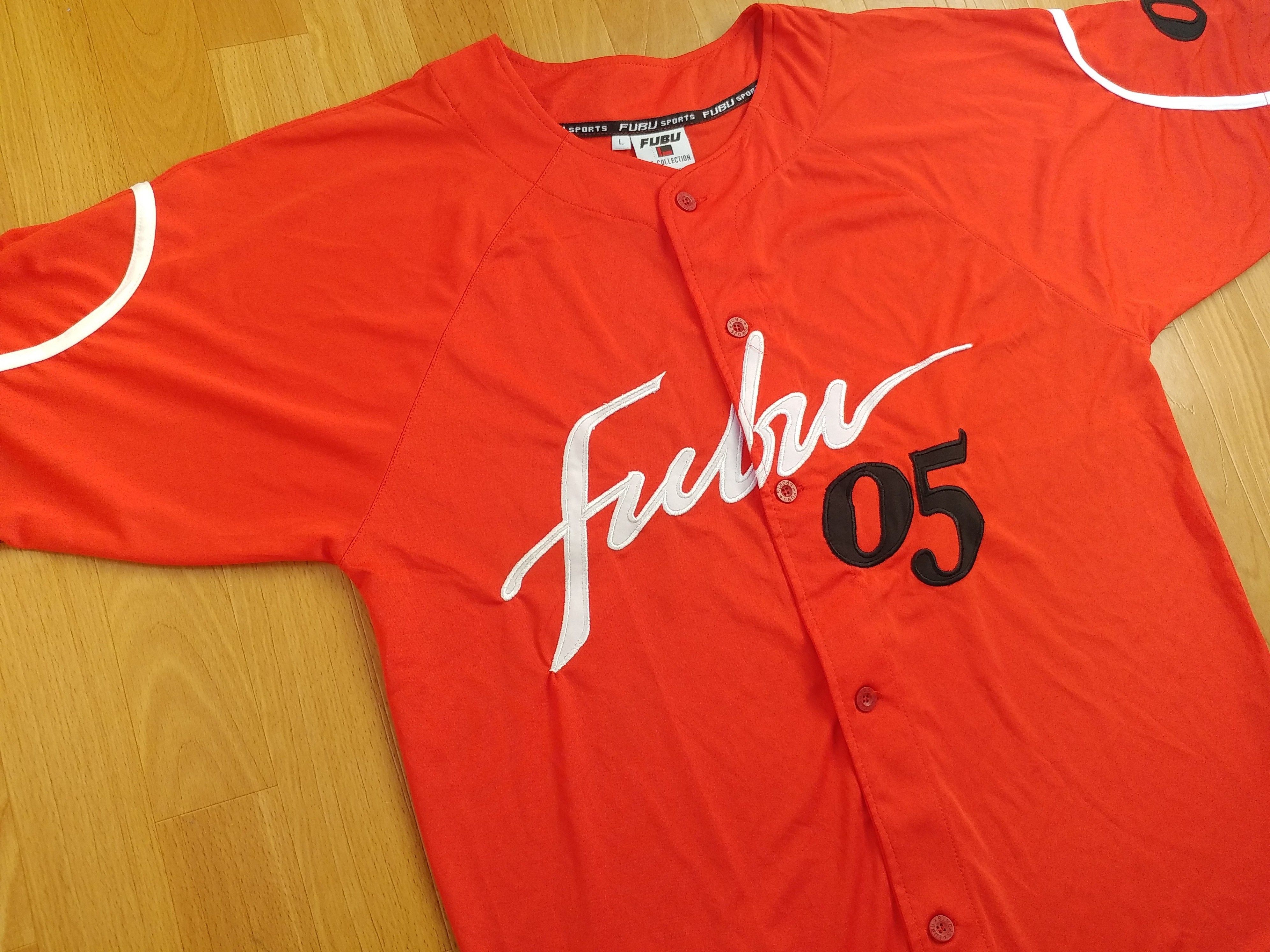 Fubu FUBU jersey, red, vintage hip hop t-shirt, 90s hip hop L Size US L / EU 52-54 / 3 - 7 Thumbnail