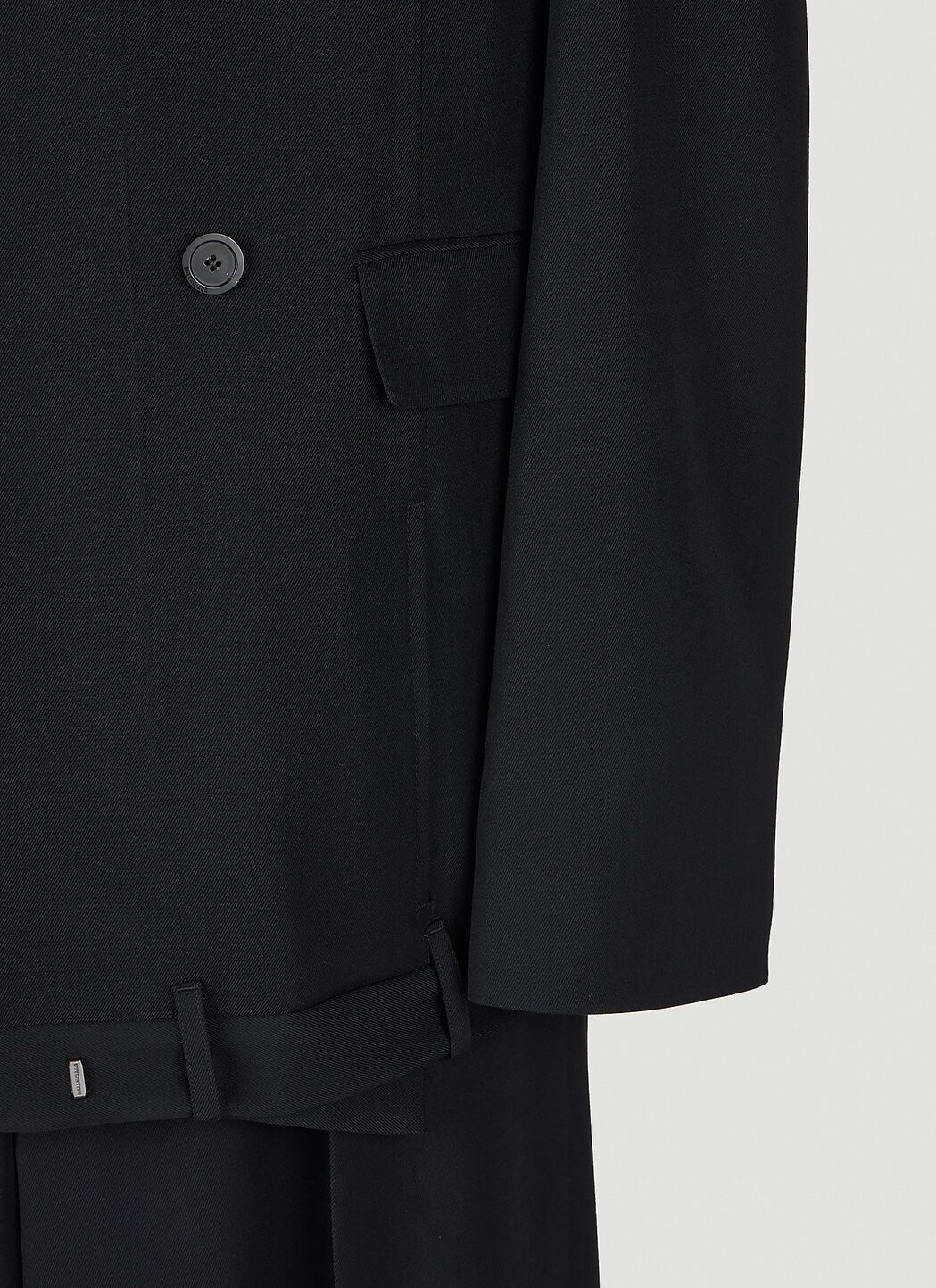 Balenciaga o1srvl11e1124 Deconstructed Jacket in Black Size US S / EU 44-46 / 1 - 7 Thumbnail