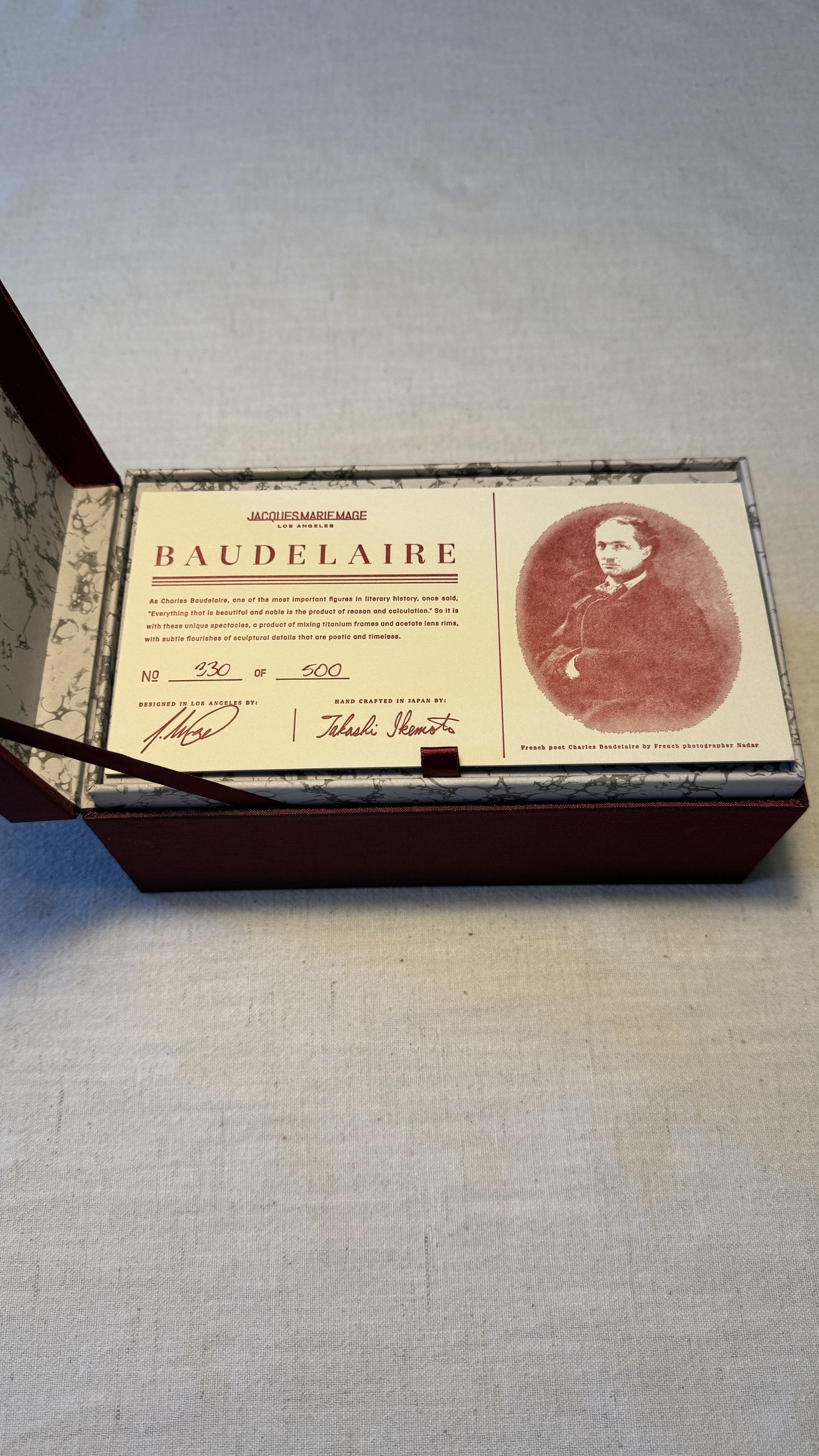 Jacques Marie Mage Jacques Marie Mage Baudelaire | Havana / Titanium Size ONE SIZE - 12 Thumbnail