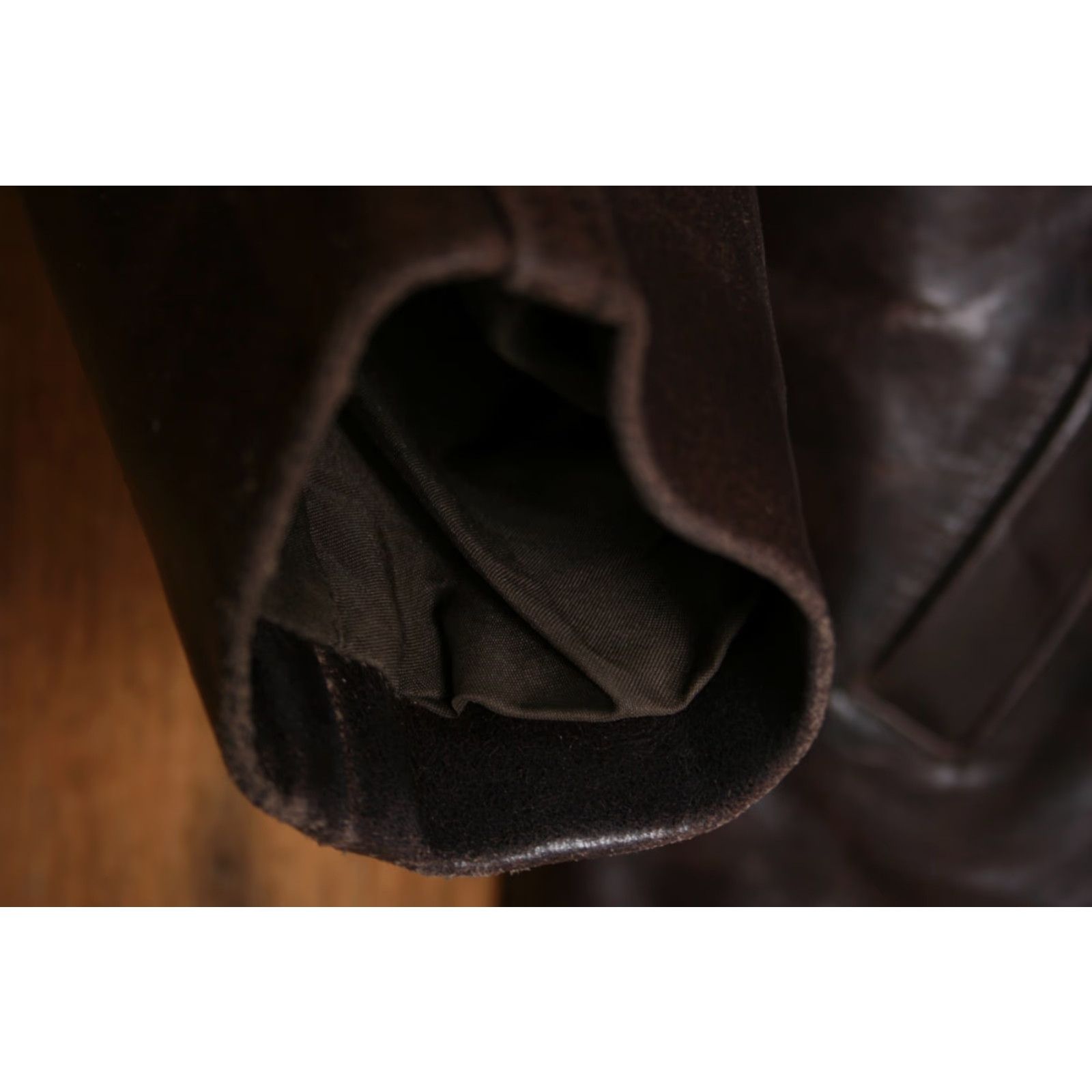 Vintage VINTAGE Maxima by WILSONS Stiff Brown Leather Car Coat Women's XXL XL Size XL / US 12-14 / IT 48-50 - 4 Thumbnail
