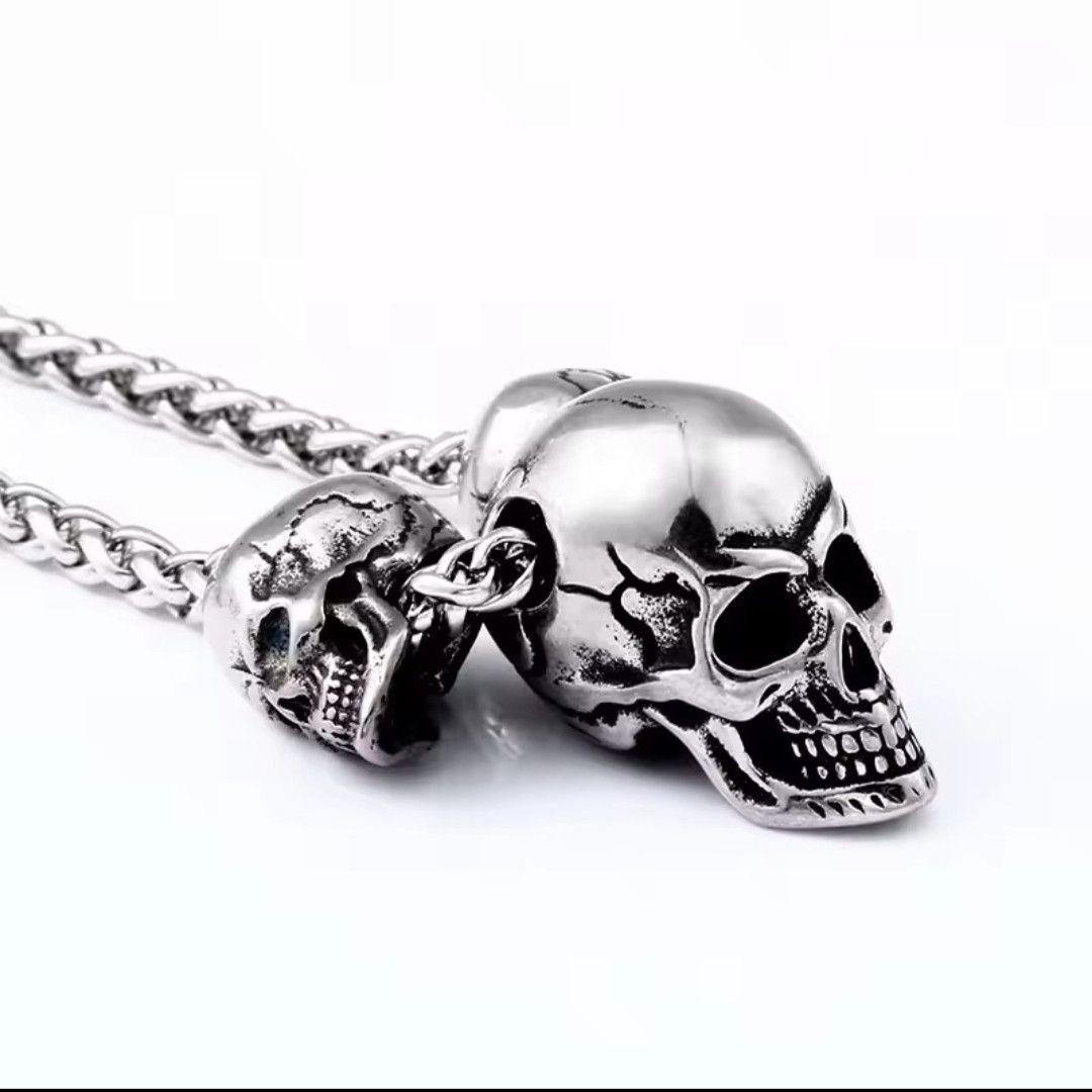 Jewelry Skeleton Skull Necklace Size ONE SIZE - 2 Thumbnail