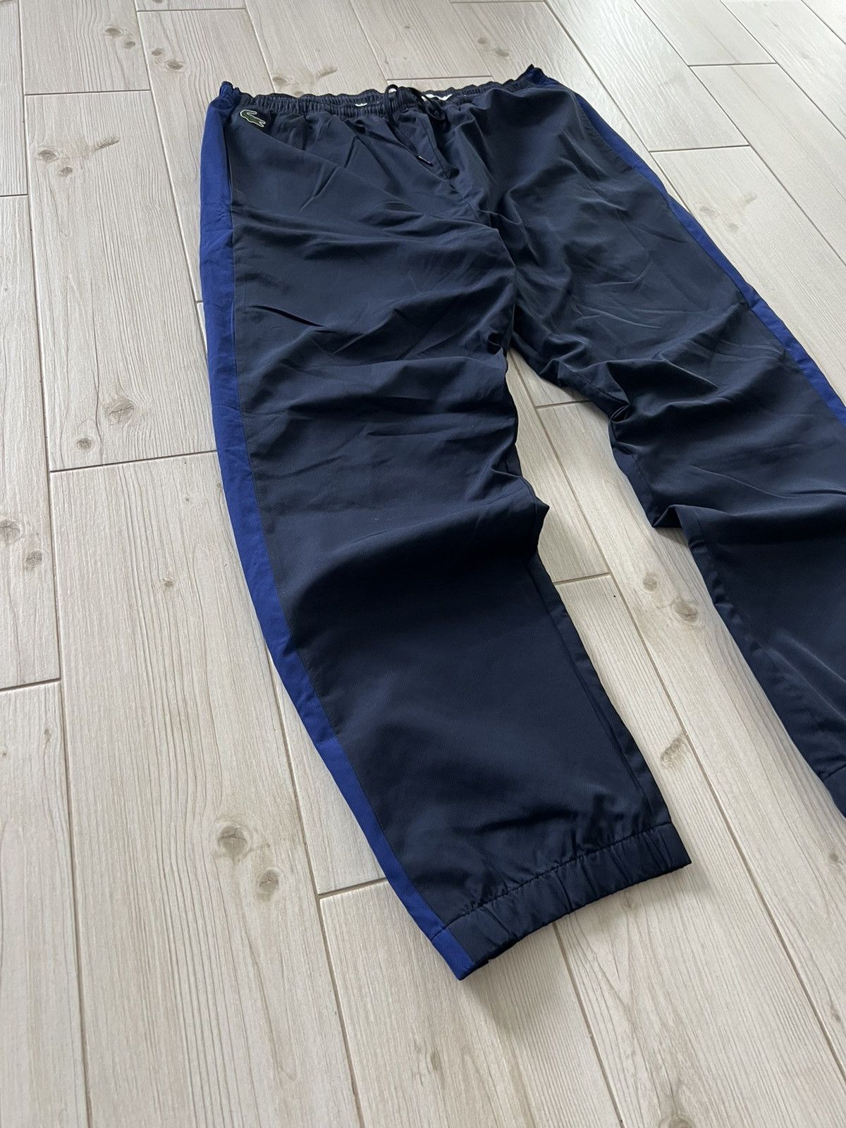 Lacoste Vintage Lacoste Nylon Y2K Logo Pants XXL Blue Size US 38 / EU 54 - 4 Thumbnail