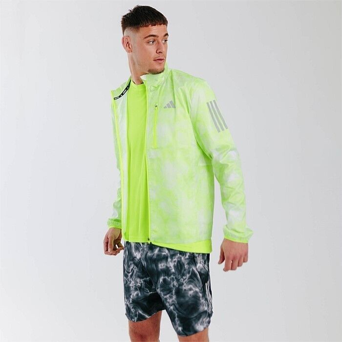 Adidas Adidas IL4797 Own The Run Jacket Lucid Lemon ( S ) Size US S / EU 44-46 / 1 - 3 Thumbnail