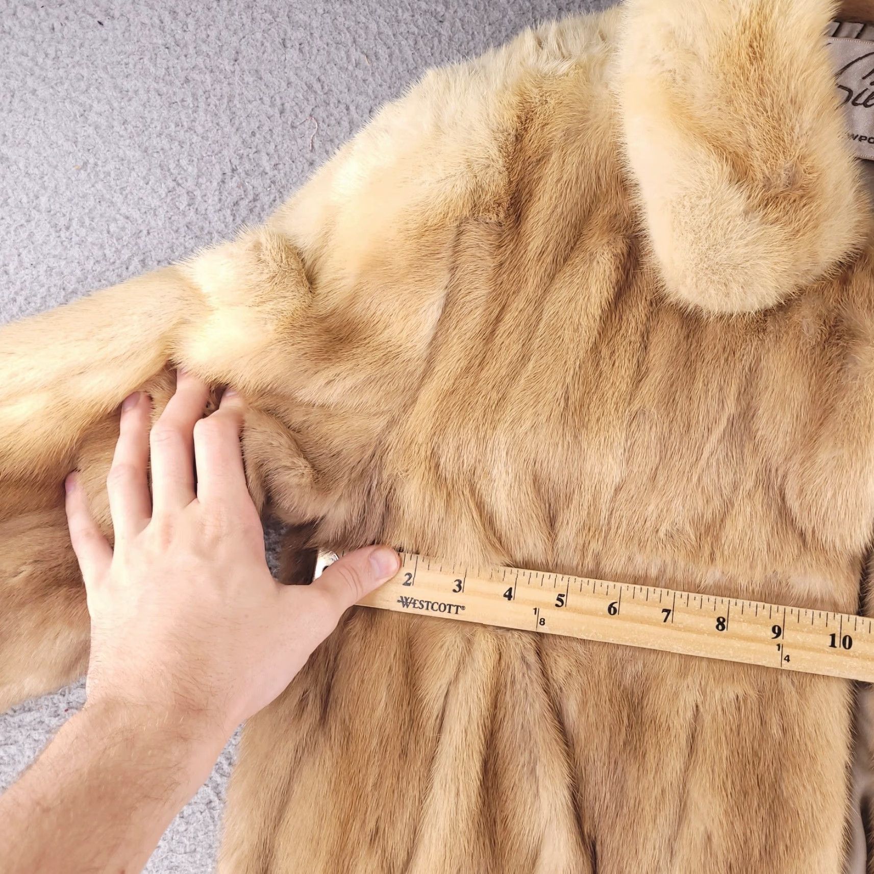 Vintage VINTAGE Silverman Furs Coat Women L Brown Fur Overcoat Medium/Large Newport News Virginia Size L / US 10 / IT 46 - 5 Thumbnail