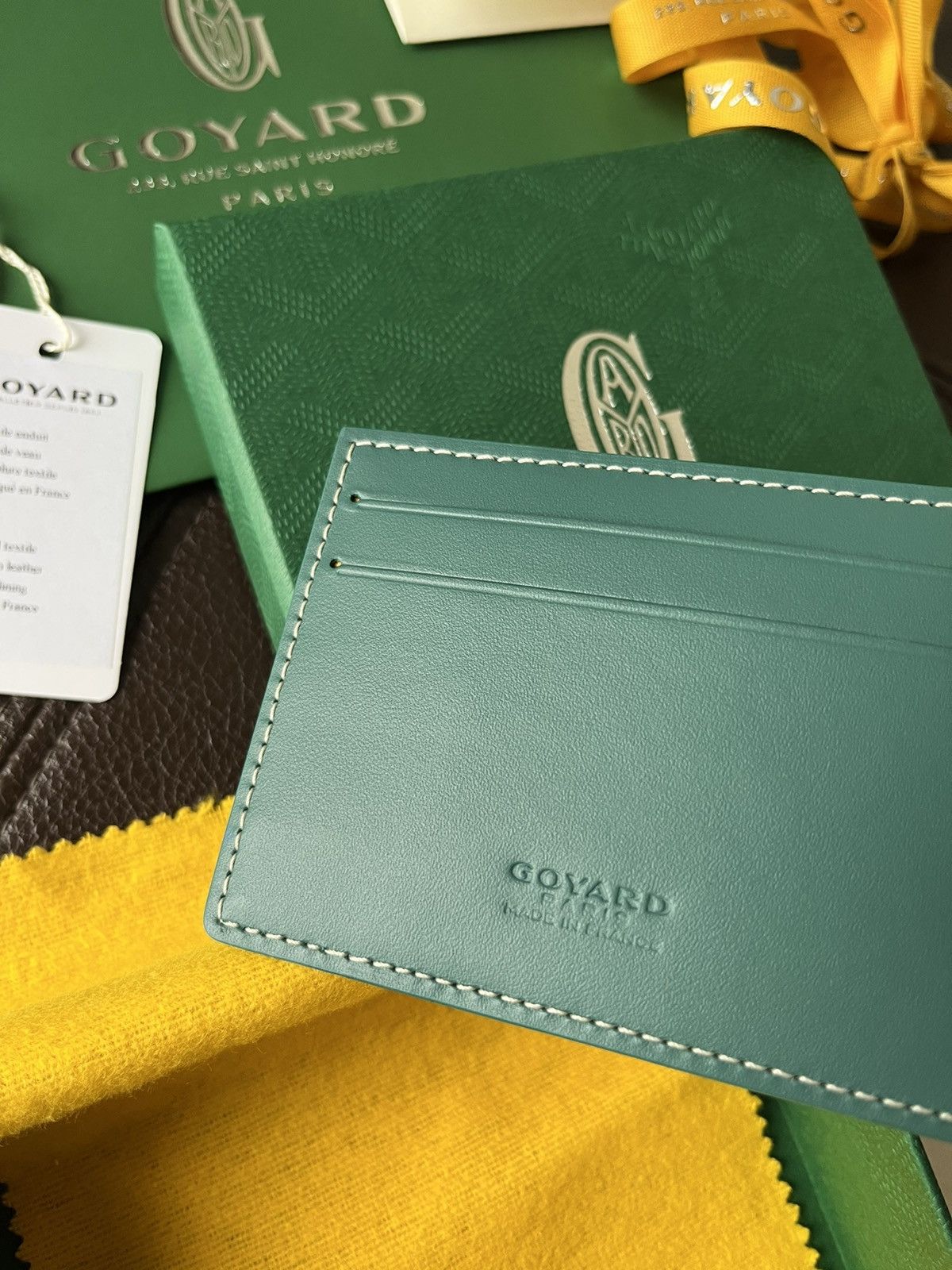 Goyard Goyard Iconic Limited Green Leather Wallet BrandNew Giftable Size ONE SIZE - 10 Thumbnail