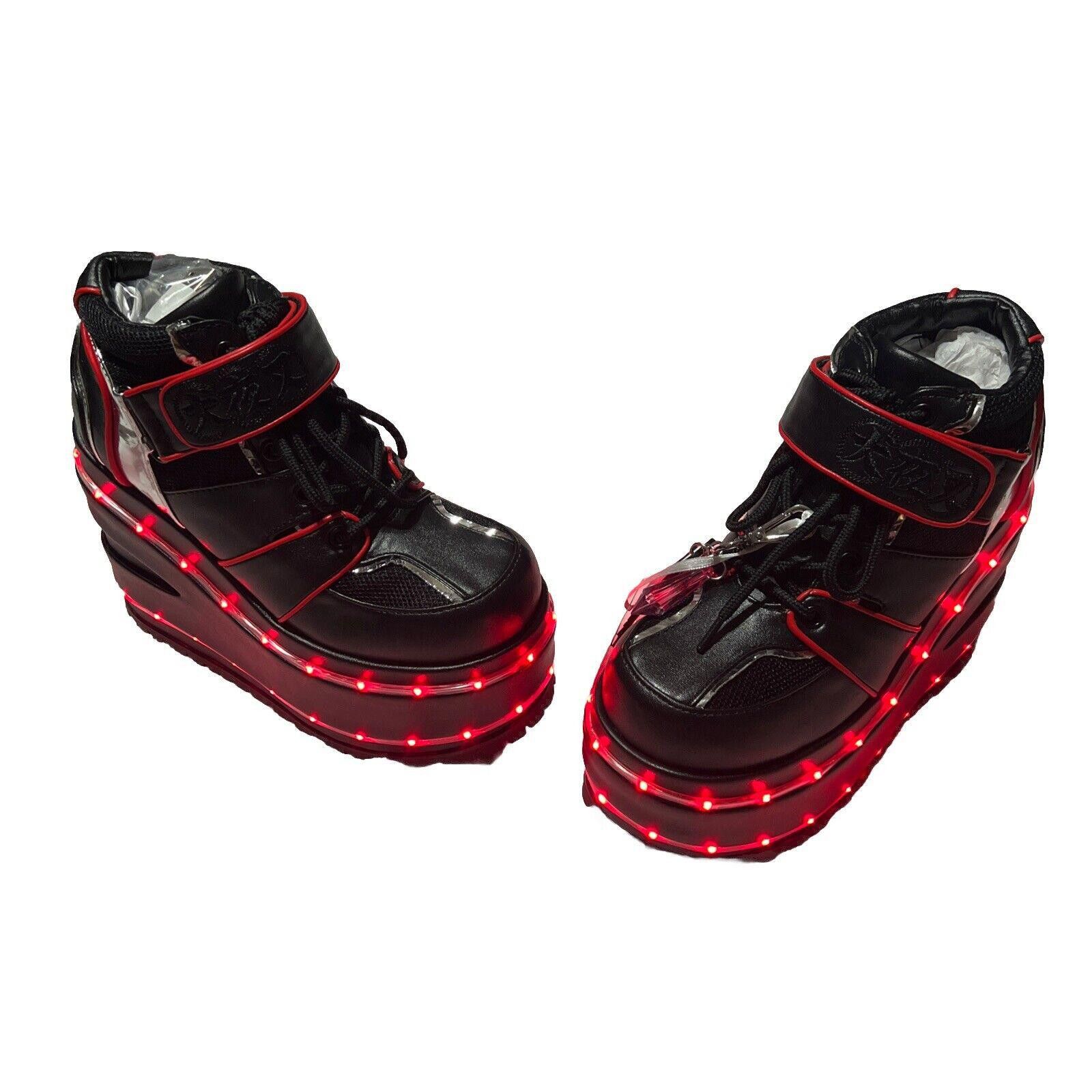 Designer s5 Night Warrior Light Up Platform Inuyasha Dolls Kill Shoes Size US 5 / IT 35 - 6 Thumbnail