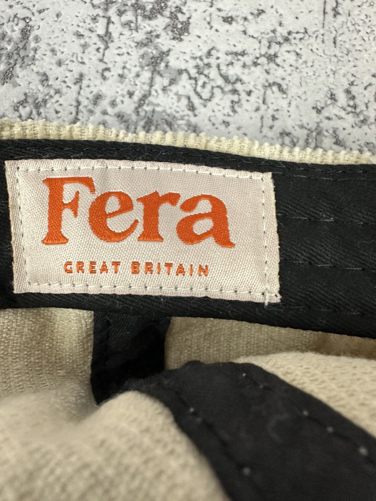 Fera Fera Corduroy Cream Cap Seek Your Wild Vintage Y2K Size ONE SIZE - 5 Thumbnail
