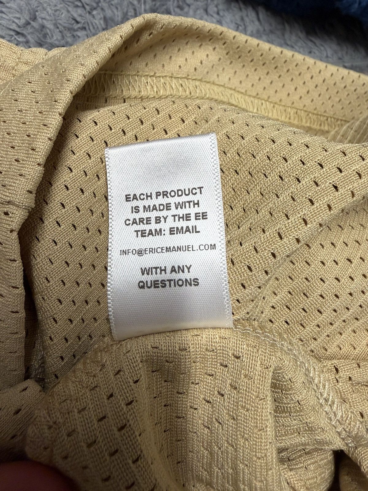 Eric Emanuel Eric Emanuel Beige Lightning Bolt Shorts Size US 34 / EU 50 - 7 Thumbnail