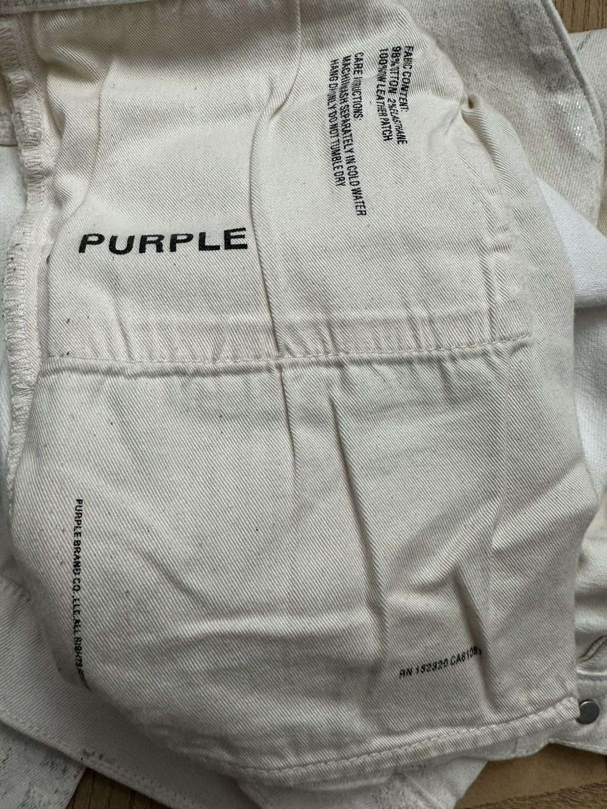 Purple Brand PURPLE BRAND P002 WHITE DIRTY RESIN BLOWOUT Size US 34 / EU 50 - 11 Thumbnail