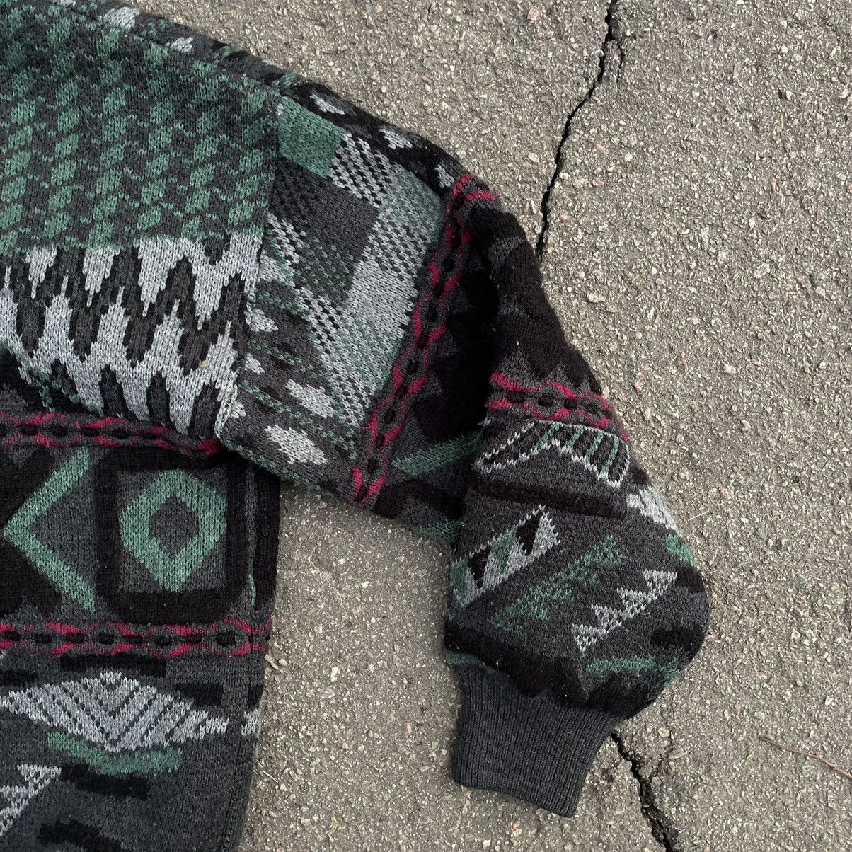Vintage Vintage Knit Cardigan Size M Geometric Pattern Herringbone Size US M / EU 48-50 / 2 - 9 Thumbnail