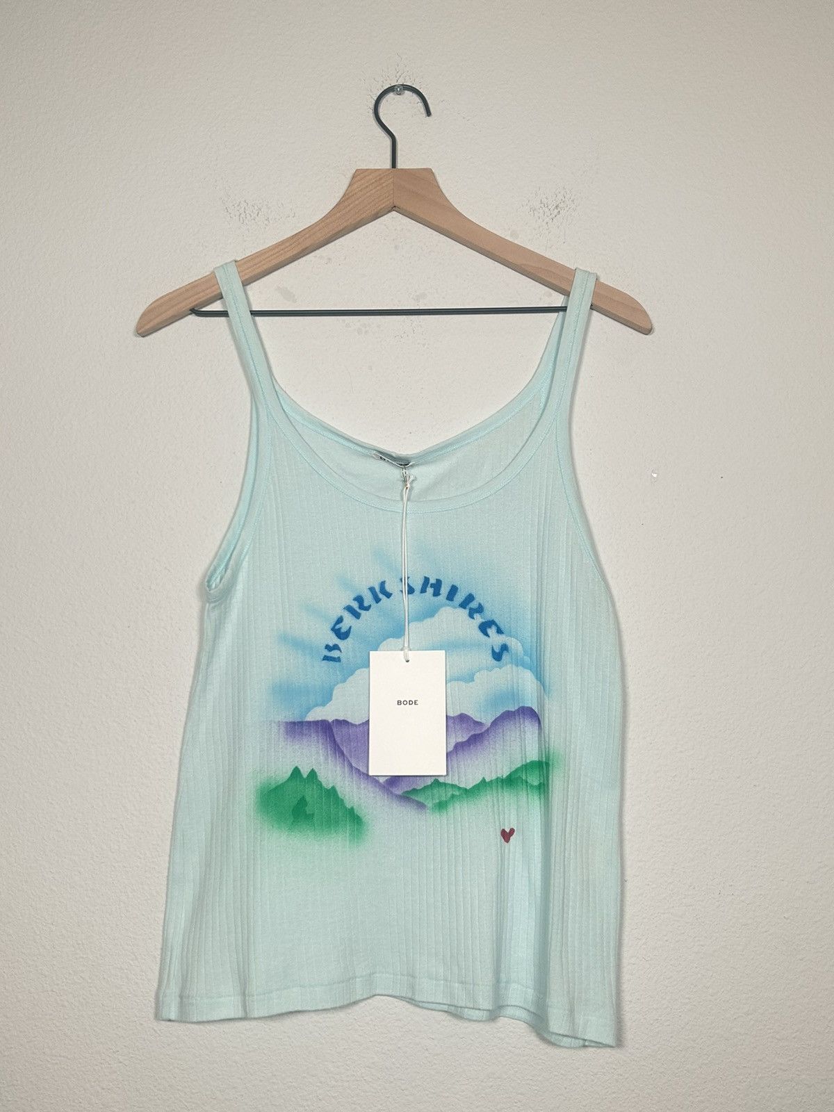 Bode NWT! ‘Berkshire’s’ Airbrush Painted Tank Top Size US M / EU 48-50 / 2 - 1 Thumbnail