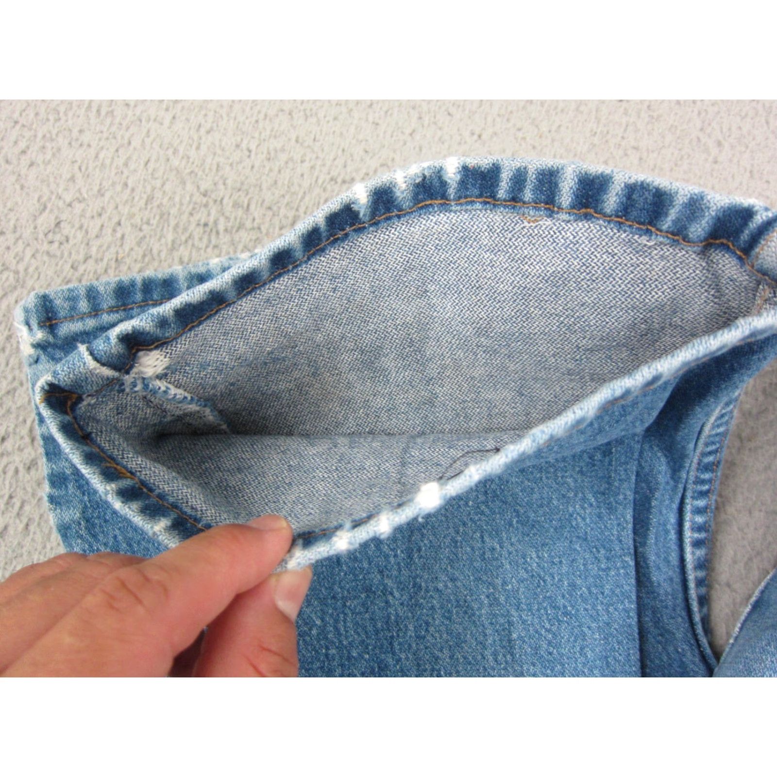 Wrangler VINTAGE Wrangler Jeans Men Regular Blue 30 x 31 Denim Straight 5-Pocket Retro Size US 30 / EU 46 - 5 Thumbnail