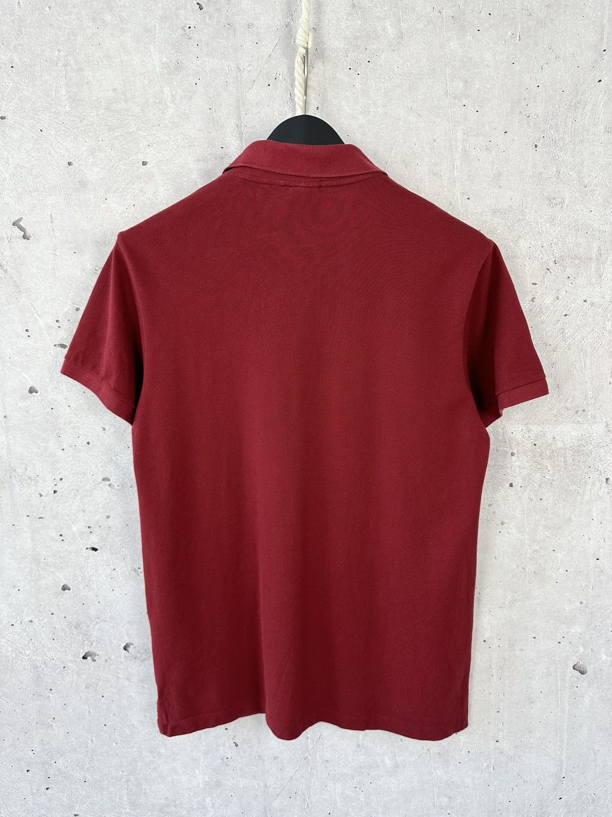 Paul & Shark Paul&Shark Organic Cotton Burgundy Logo Short Sleeve Polo Size US M / EU 48-50 / 2 - 5 Thumbnail