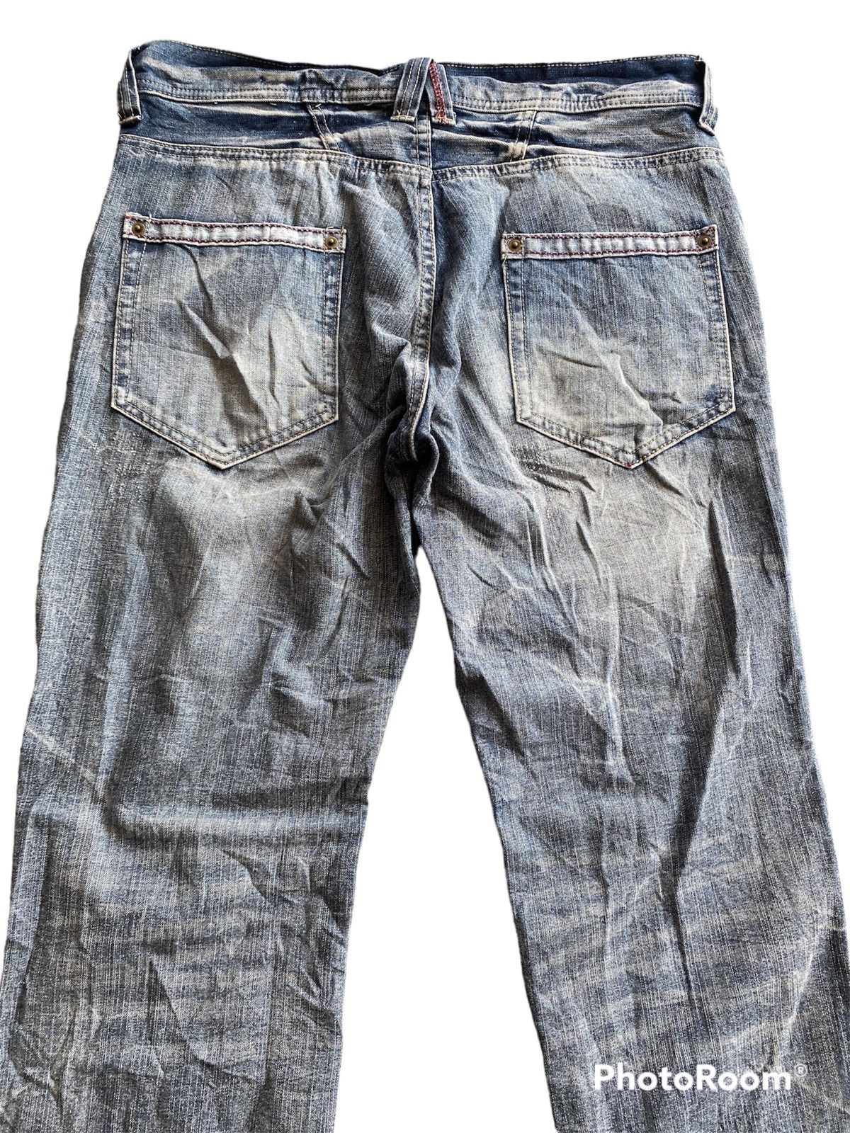 Hysteric Glamour × Japanese Brand Faded Black Japan Real Vintage Distressed Denim p186 Size US 34 / EU 50 - 9 Thumbnail