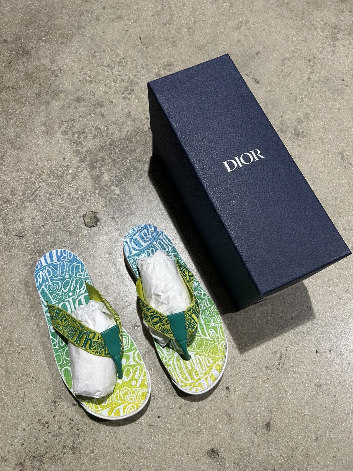 Dior × Stussy Dior x Stussy Thong Sandal Size US 9 / EU 42 - 1 Thumbnail