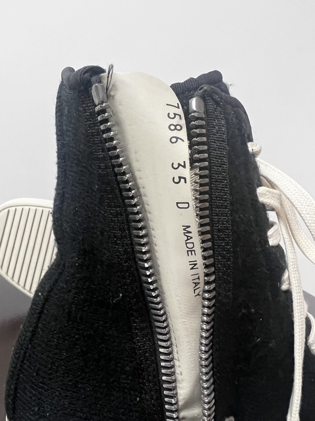 Rick Owens Drkshdw Rick owens drkshdw ramones high top sneakers sz35 Size US 5 / IT 35 - 8 Thumbnail