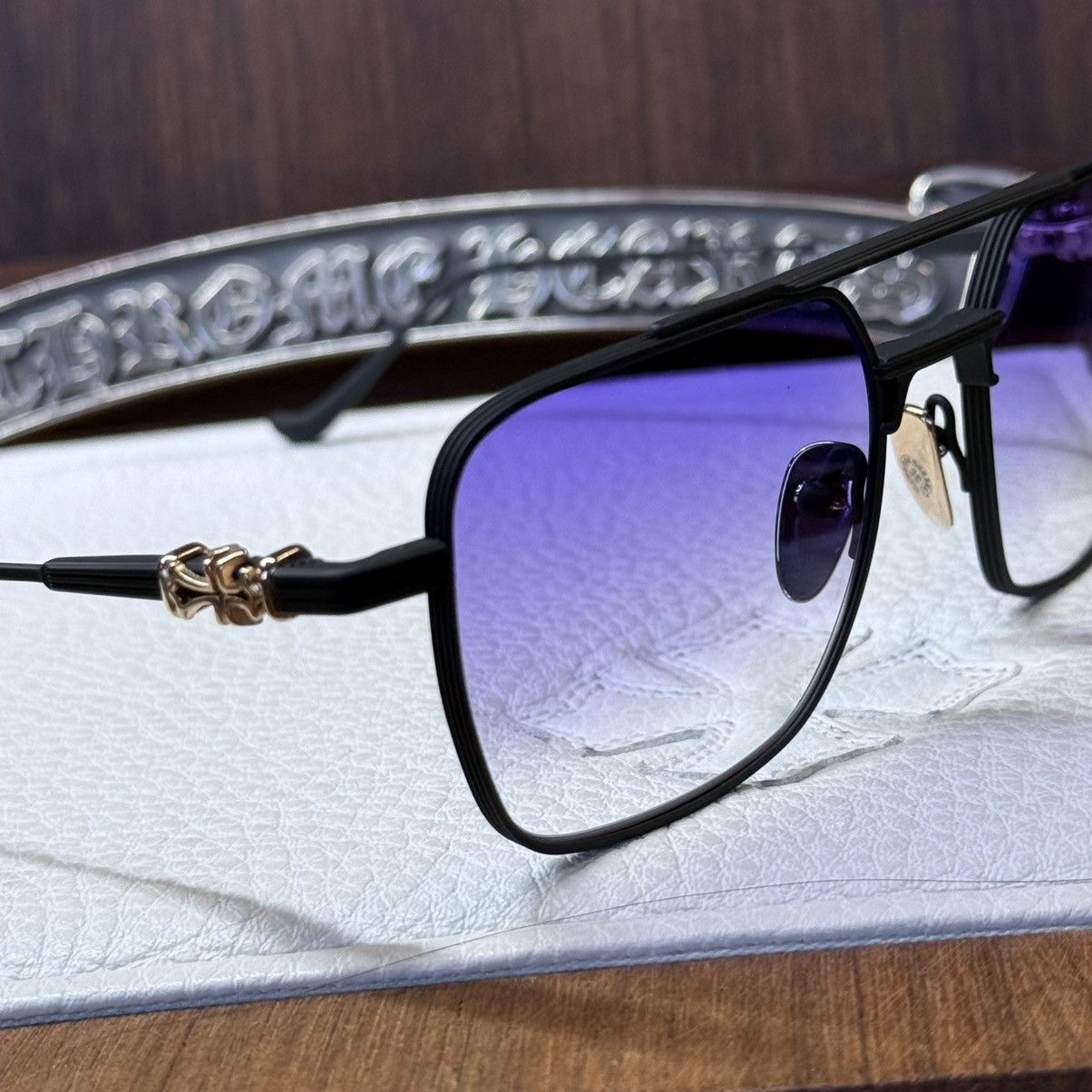 Chrome Hearts Chrome Hearts MAGNUM II 1/1 Lüx Lilac Sunglasses Size ONE SIZE - 6 Thumbnail