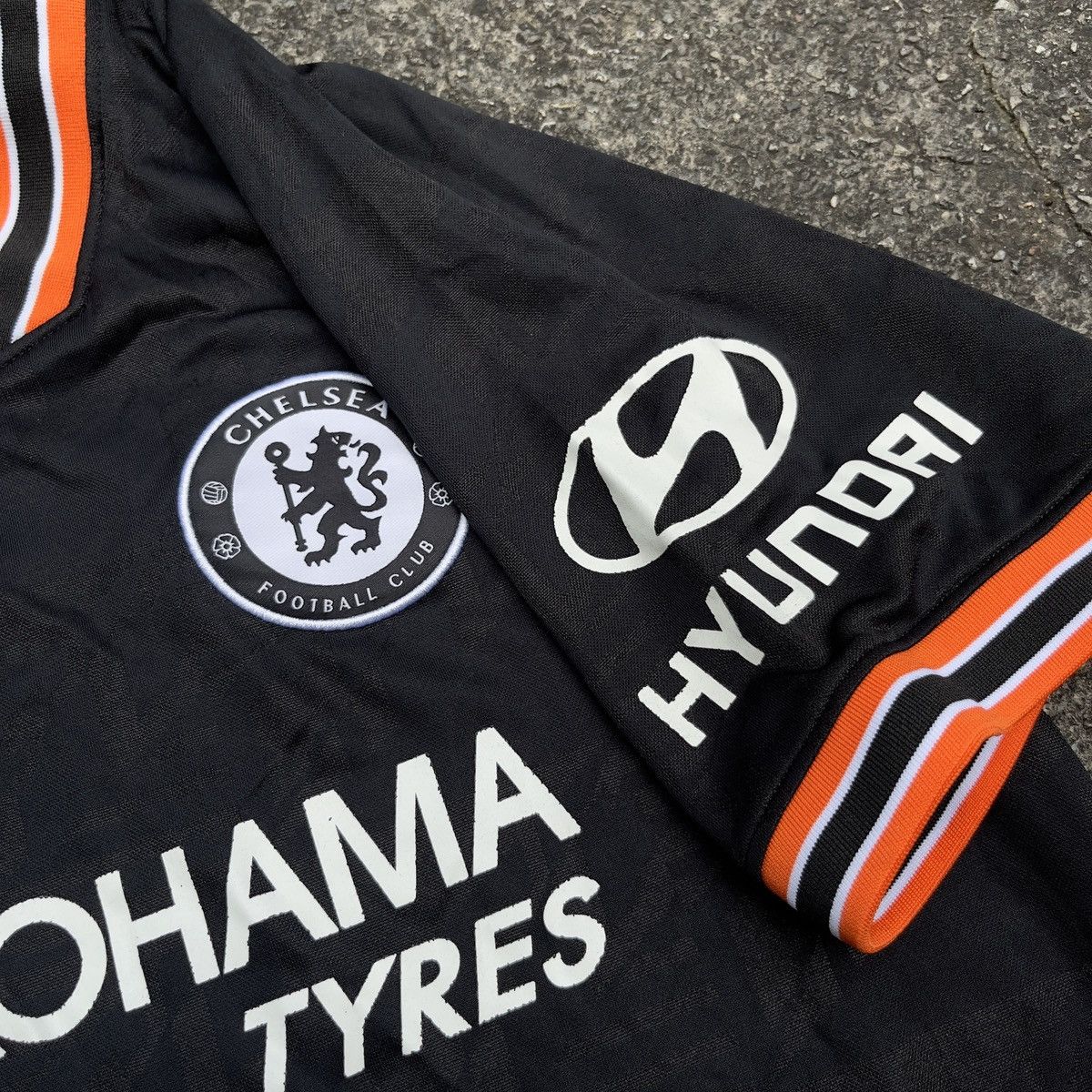 Nike × Vintage Vintage NIKE CHELSEA FC Soccer Jersey Kit Size US XL / EU 56 / 4 - 3 Thumbnail