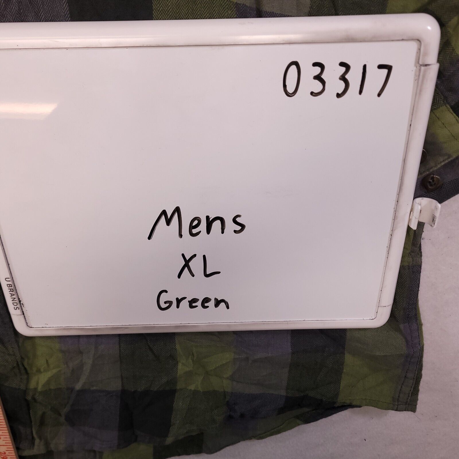 Haggar Haggar Gingham Flannel Shirt Mens Size Extra Large XL Green Size US XL / EU 56 / 4 - 10 Thumbnail
