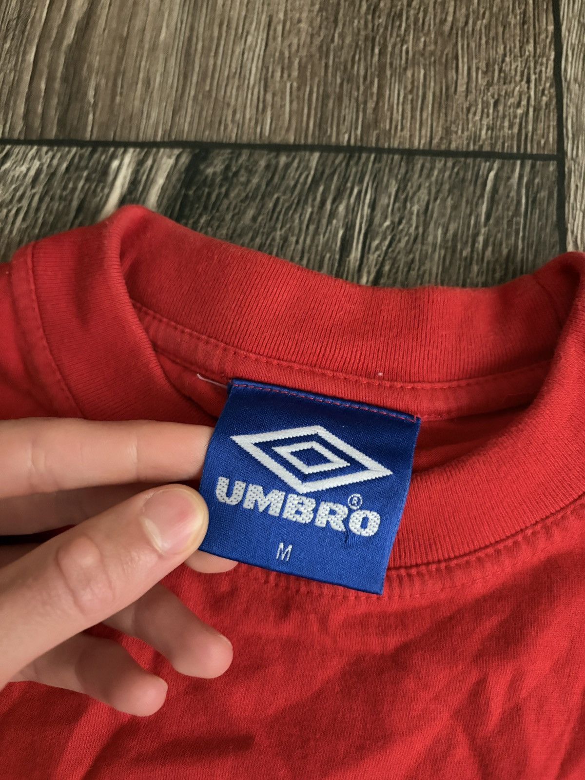 Umbro Vintage 1999 Umbro Manchester United Champions Of Europe Tee Size US M / EU 48-50 / 2 - 7 Thumbnail