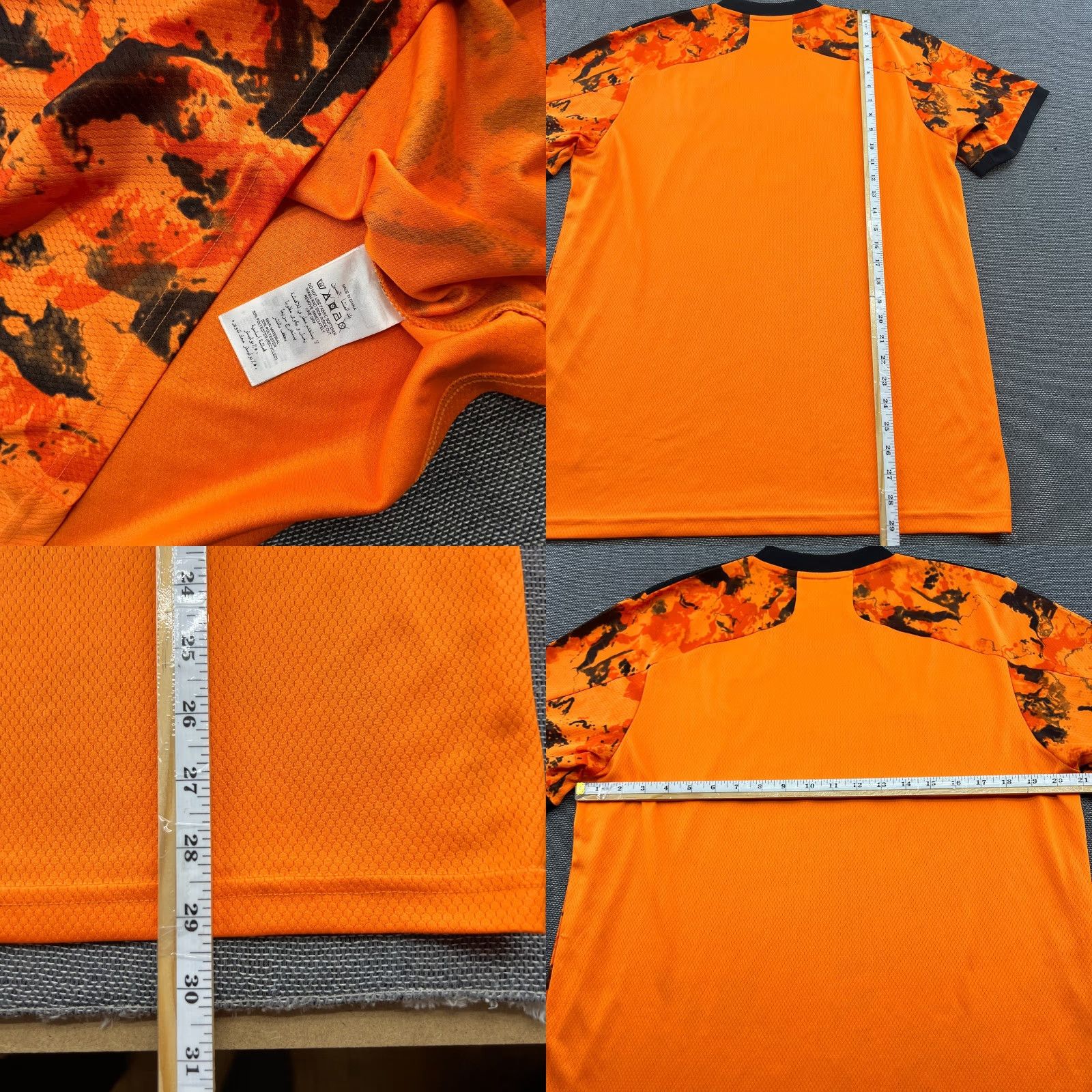 Adidas adidas Juventus Jersey Football T-Shirt Mens L Multicolor Orange Black 2020 2021 Third Fire Moisture Wicking Quick Dry Sports Shirt Size US L / EU 52-54 / 3 - 8 Thumbnail