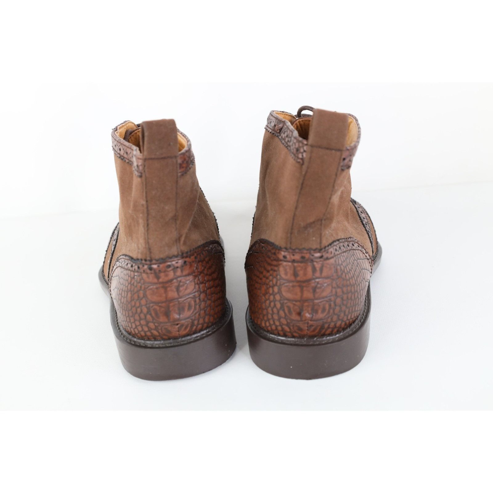 Vintage Vintage Suede Leather Faux Alligator Chukkas Boots Size US 9.5 / EU 42-43 - 5 Thumbnail