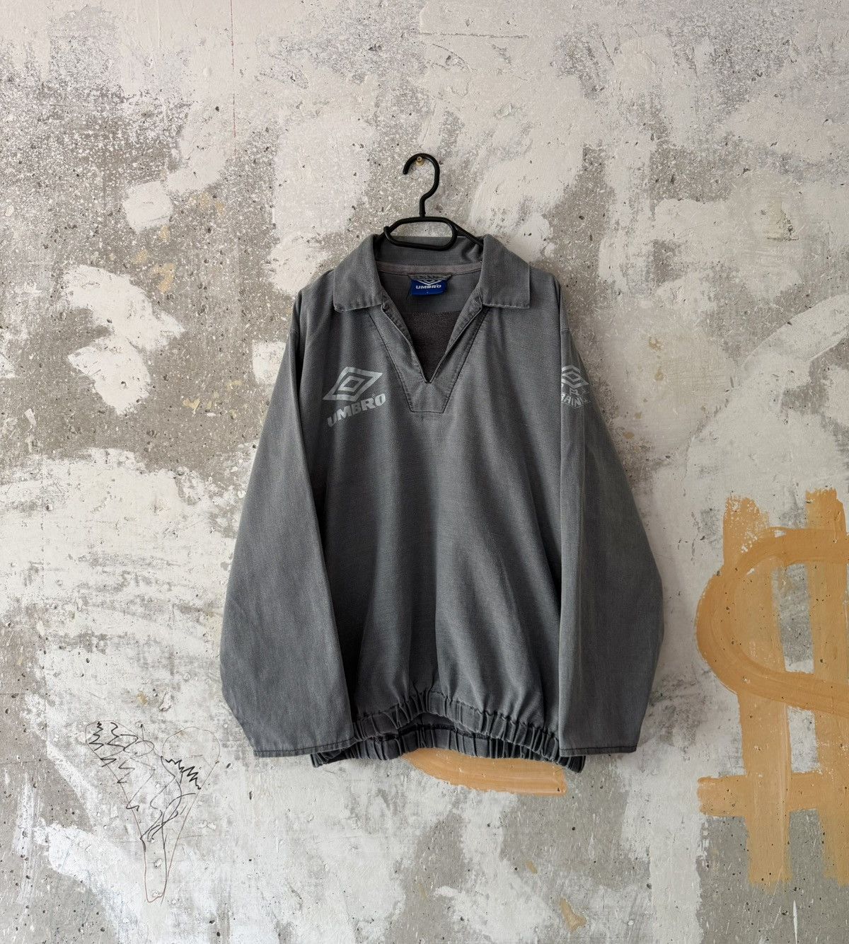 Umbro Vintage Umbro Training Drill Top Sweatshirt Washed Jacket Size US M / EU 48-50 / 2 - 11 Thumbnail