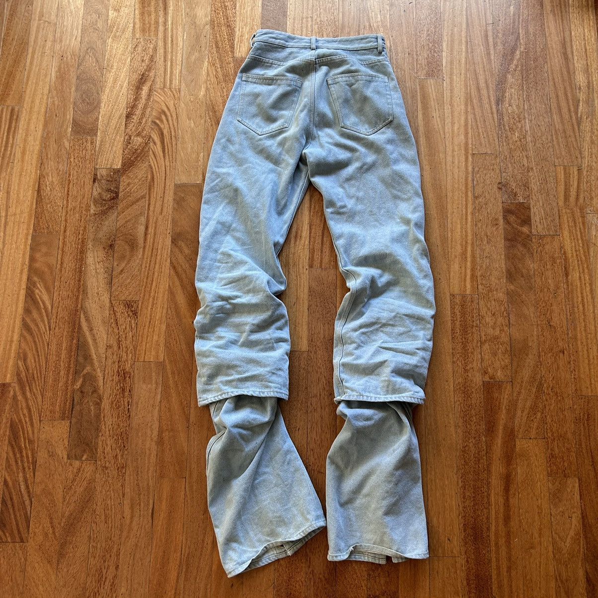 Y/Project Y/project FW16 deconstructed stacked denim jeans Size US 27 - 3 Thumbnail
