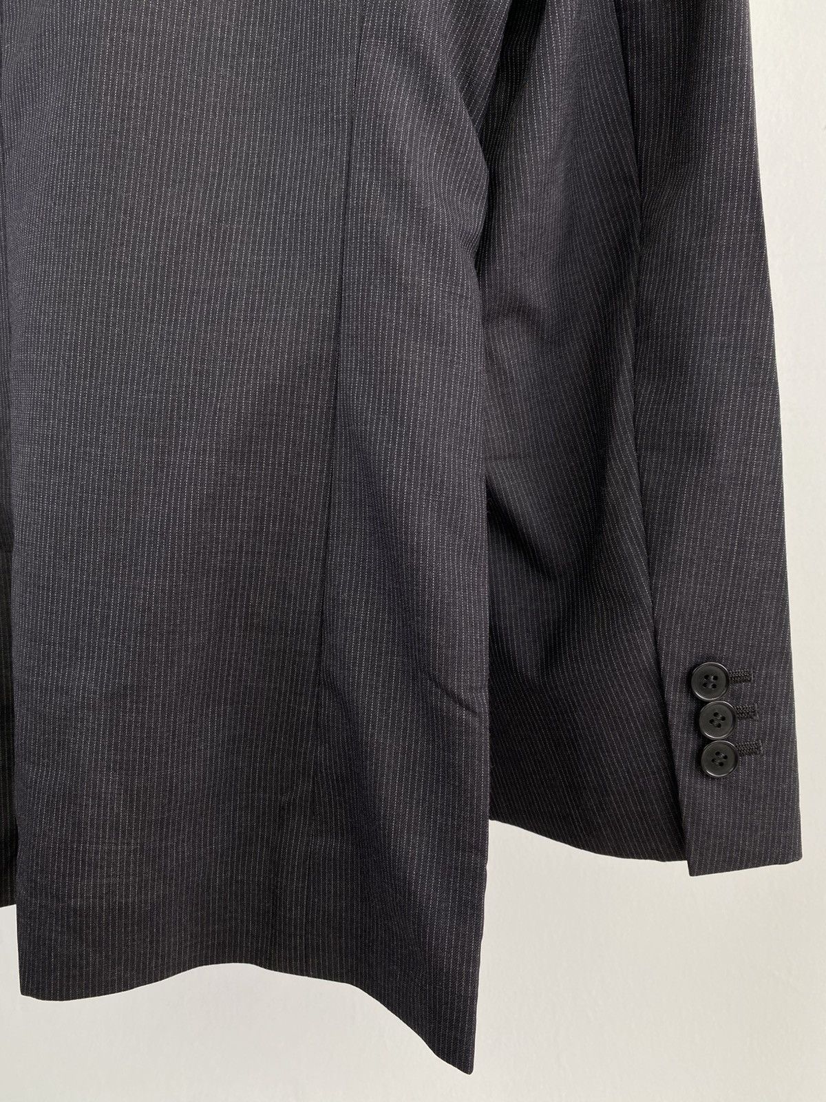 Neil Barrett 2000’s Neil Barrett Pinstripe Cropped Blazer Jacket Size US M / EU 48-50 / 2 - 7 Thumbnail