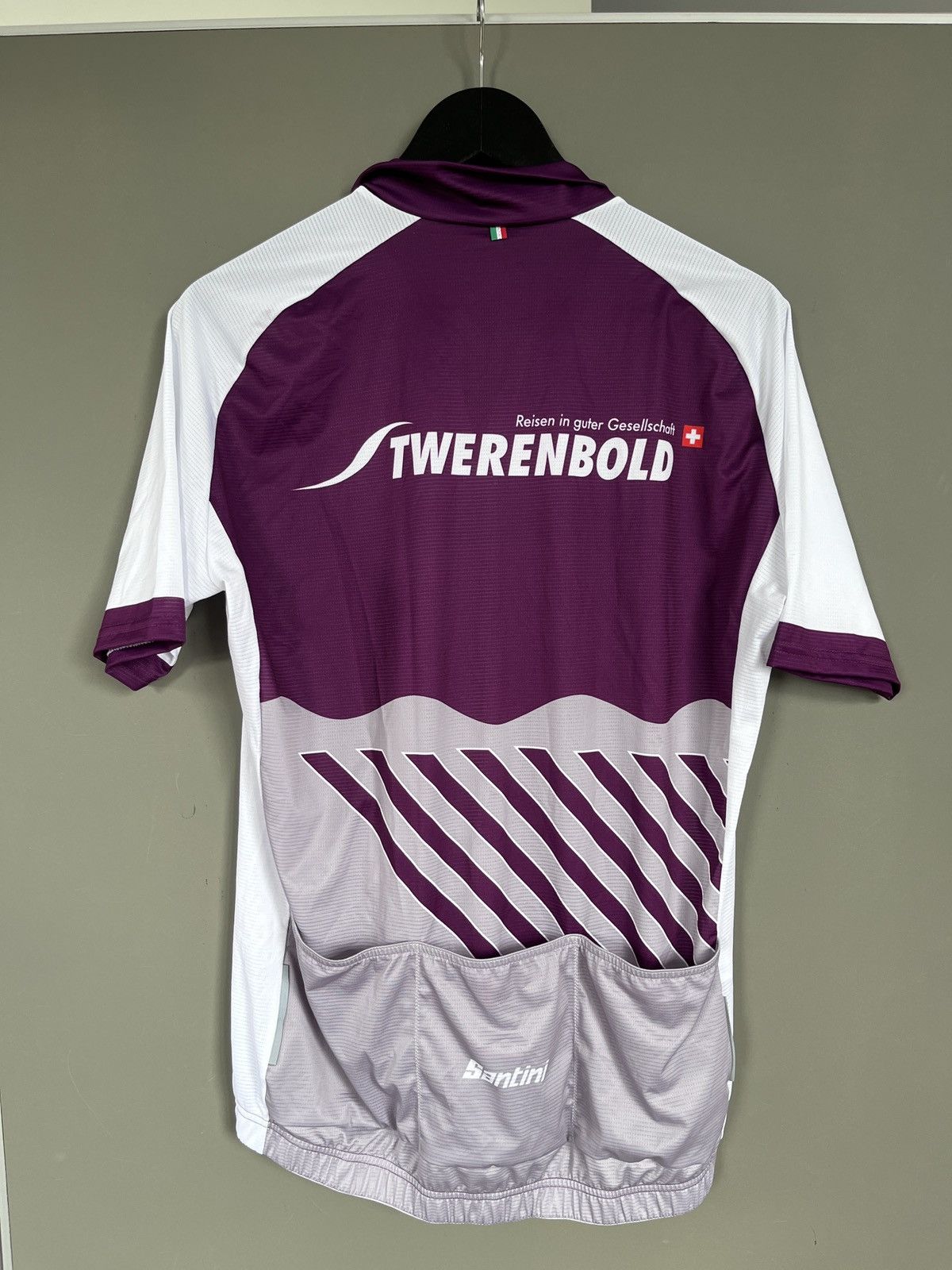 Other Santini SMS Twerenbold Cycling Jersey Size US L / EU 52-54 / 3 - 6 Thumbnail